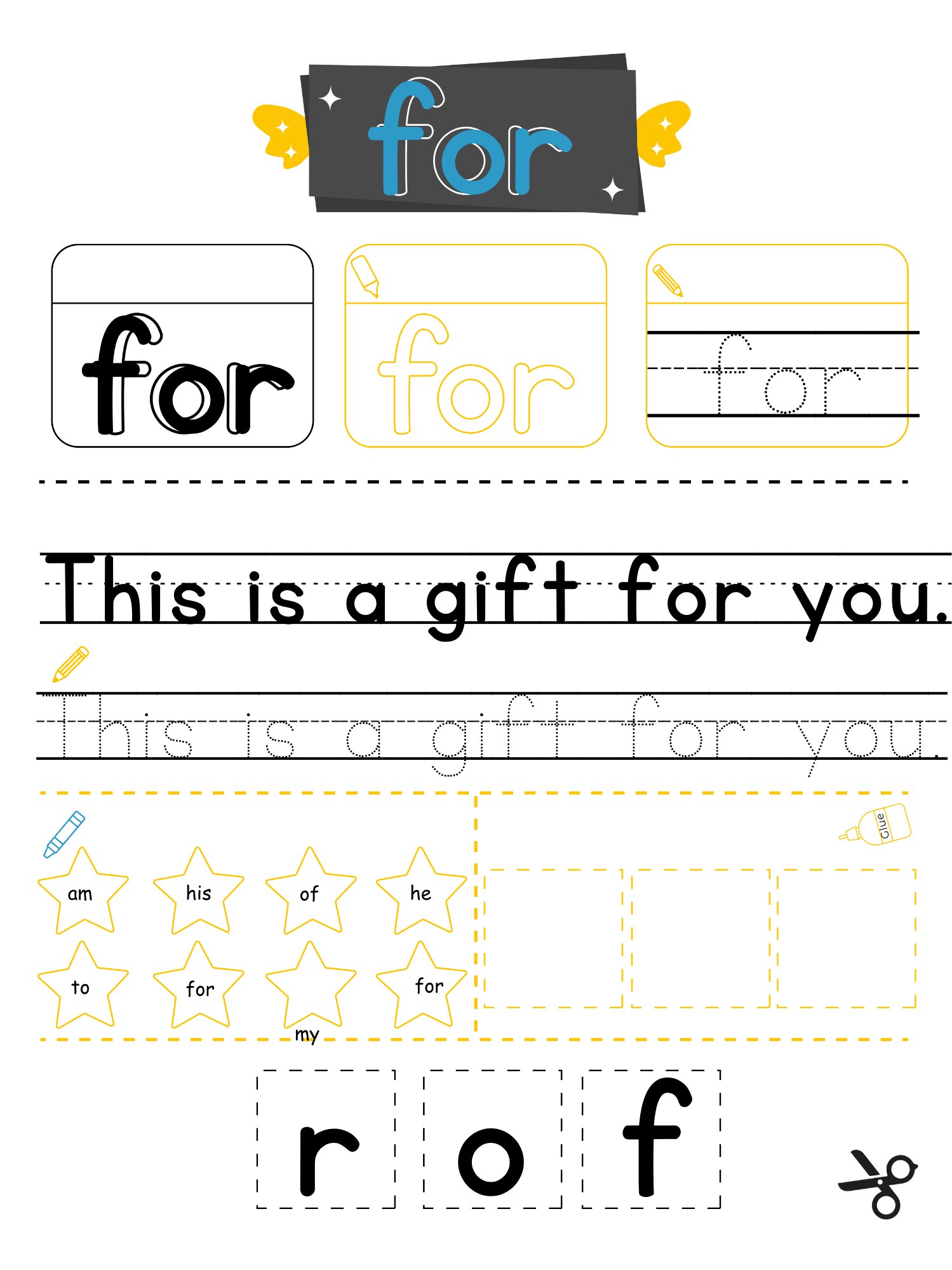 Let's Learn Sight Words Workbook product image (3)