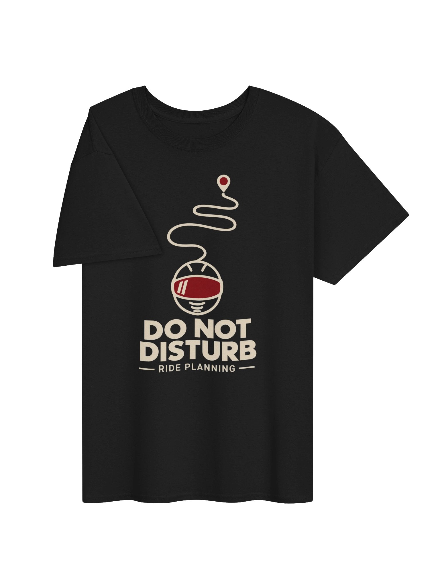 Do Not Disturb – Ride Planning Motorcycle T-Shirt product image (3)