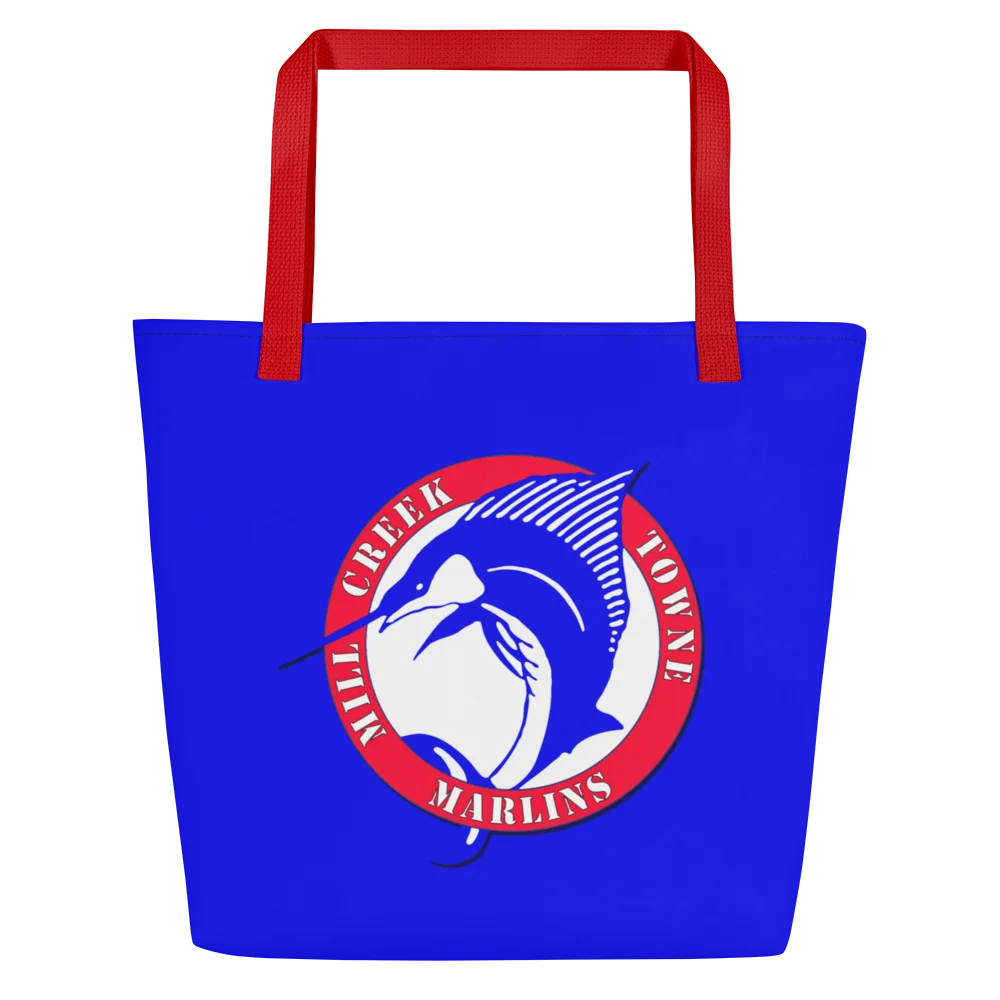 Pool Mom With An Attitude Marlins Tote Bag product image (2)