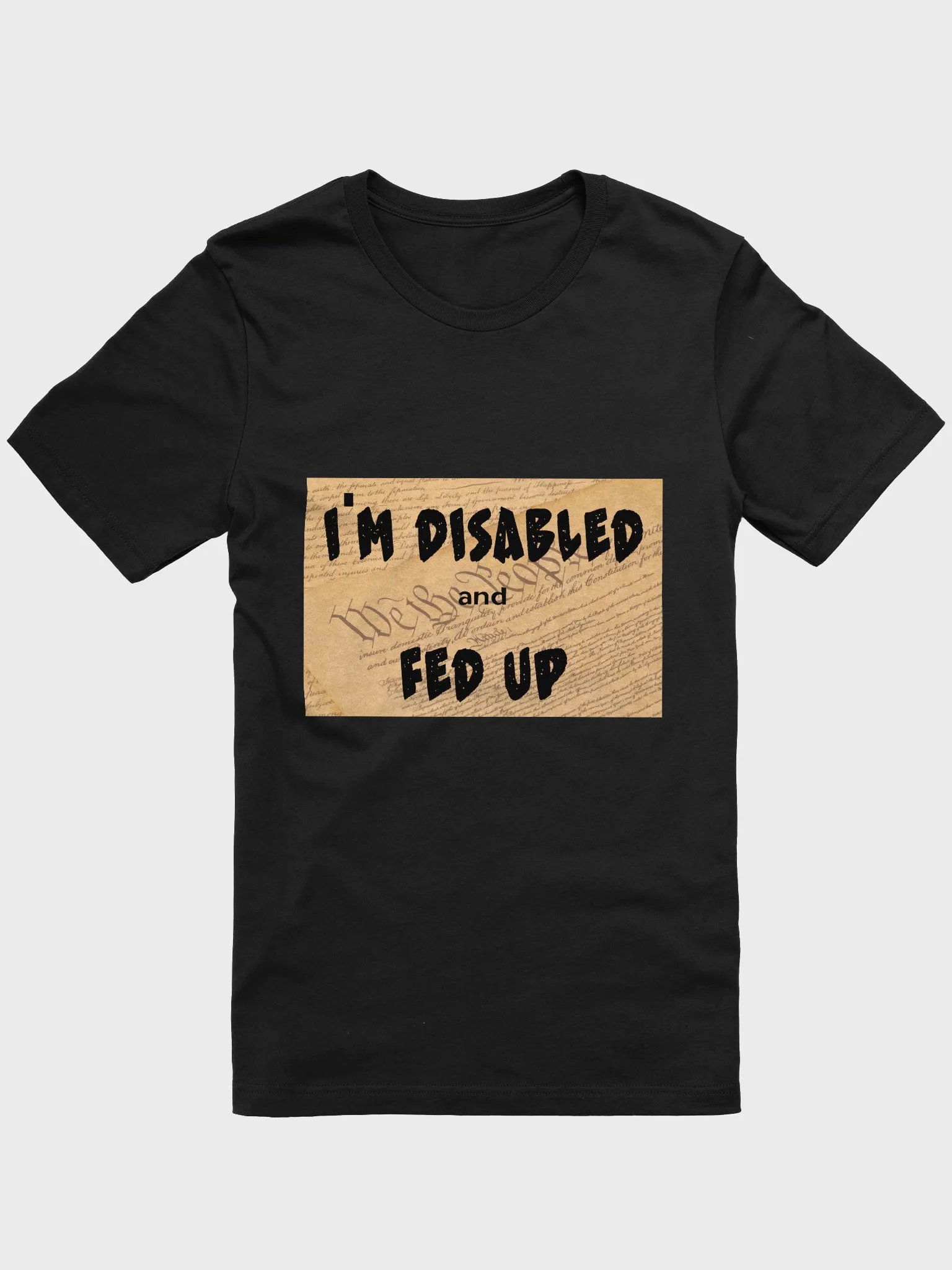 Disabled, Fed up! product image (1)