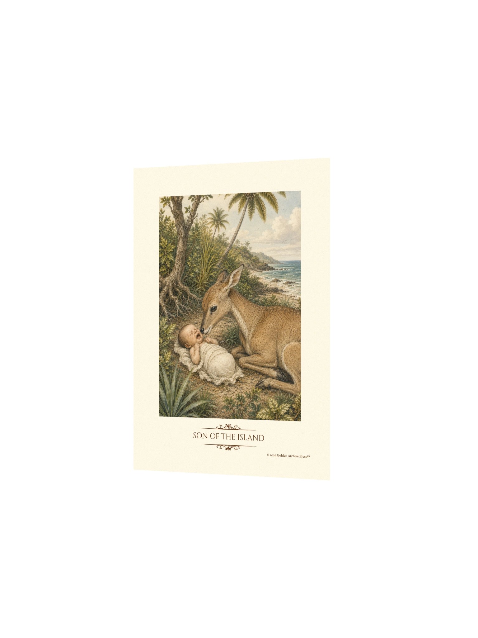 Son of the Island — Naturalist Art Print (Baby and Gazelle) product image (10)