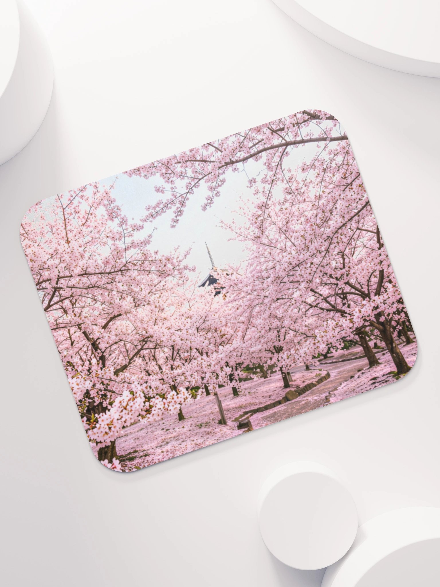 Cherry Blossom Classic Mouse Pad | Non-Slip Sakura Mousepad product image (7)