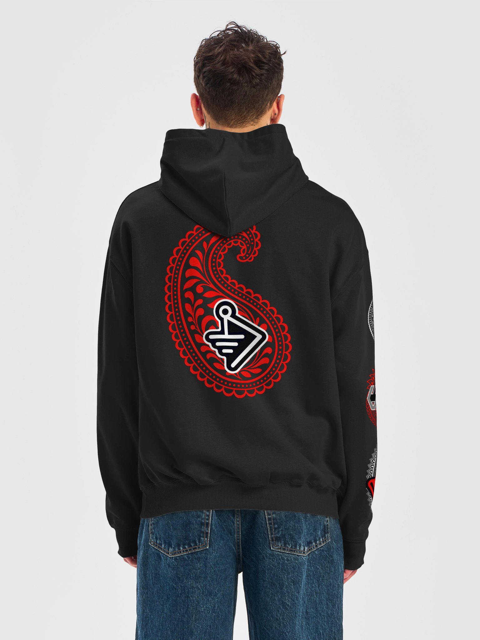 Kal's Paisley Winter Hoodie product image (6)