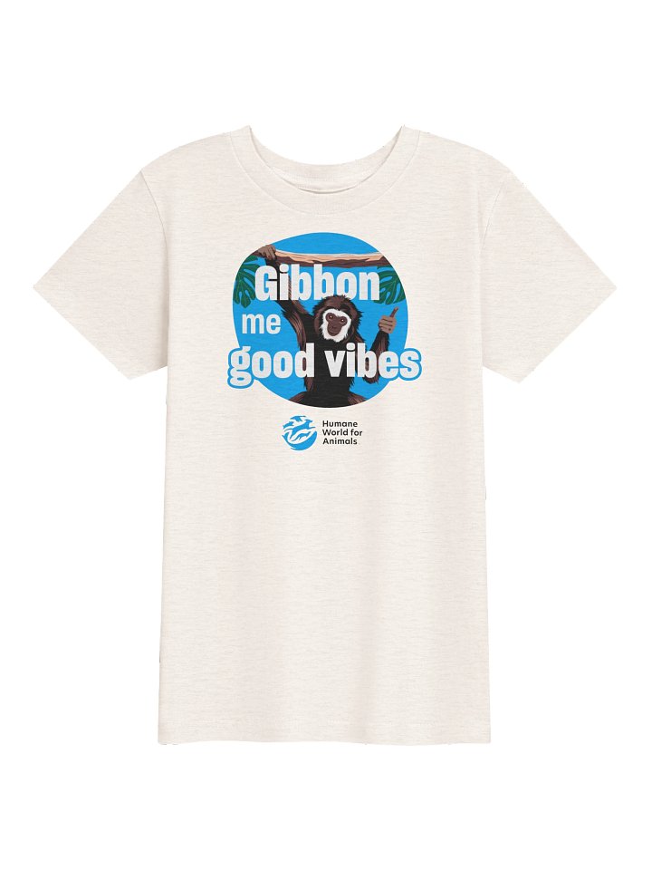 Gibbon me good vibes - Kids shirt product image (1)