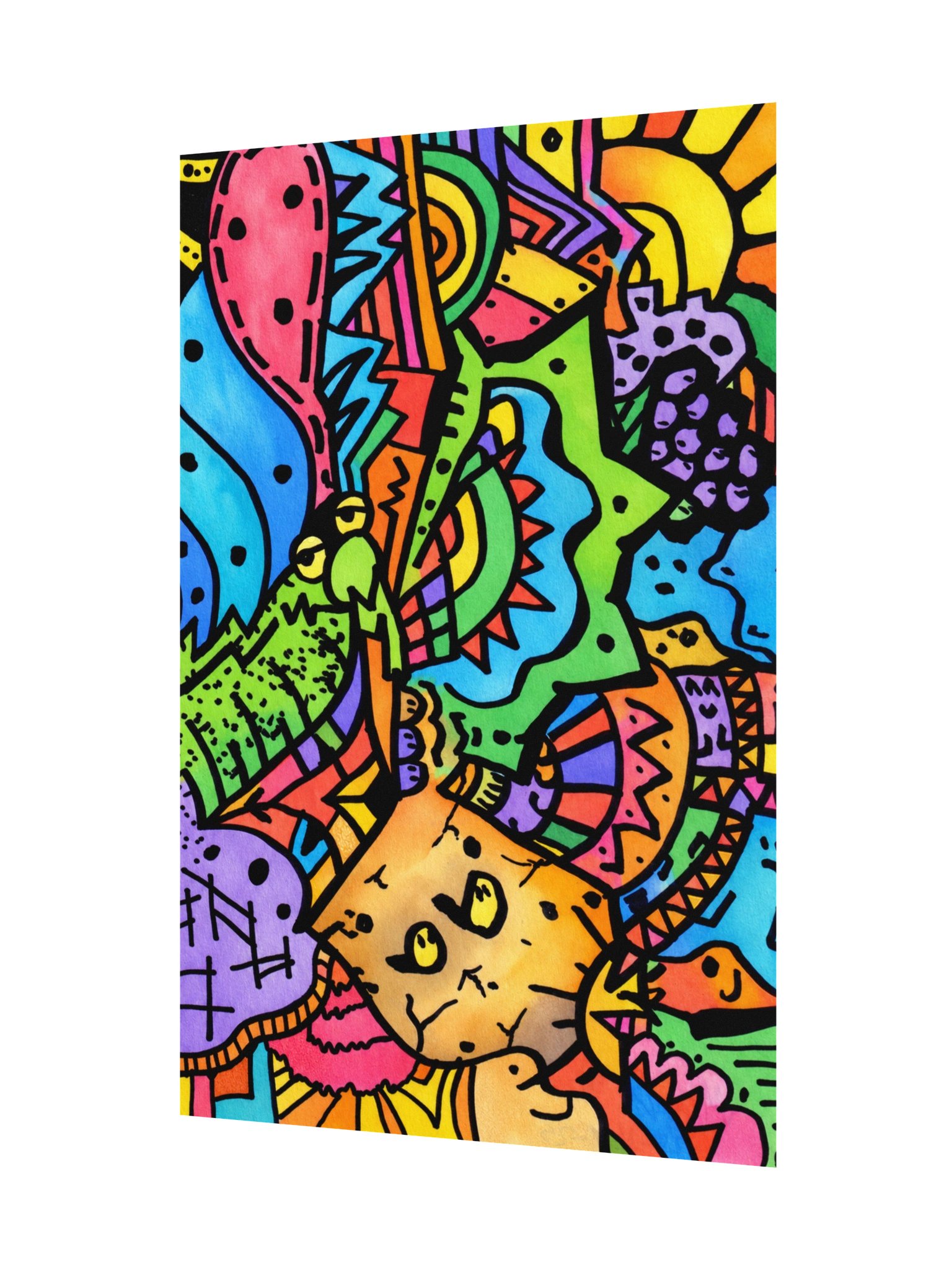 #3 Sunny the Cat - Color Poster product image (3)
