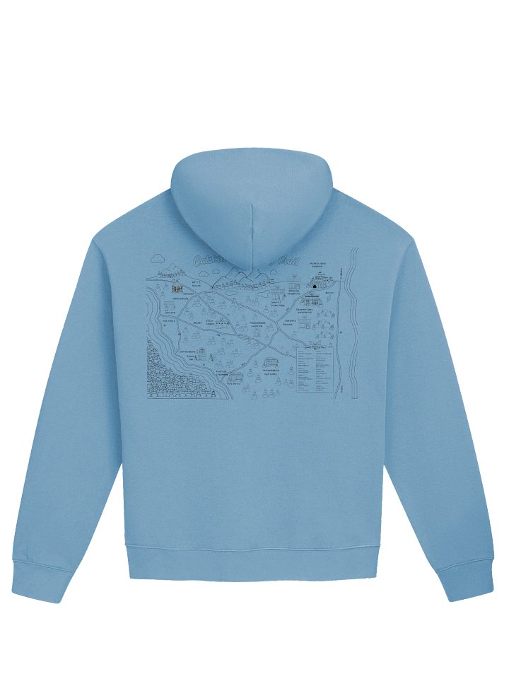 Vanilla Cone Experiment Hoodie w Map on Back product image (10)
