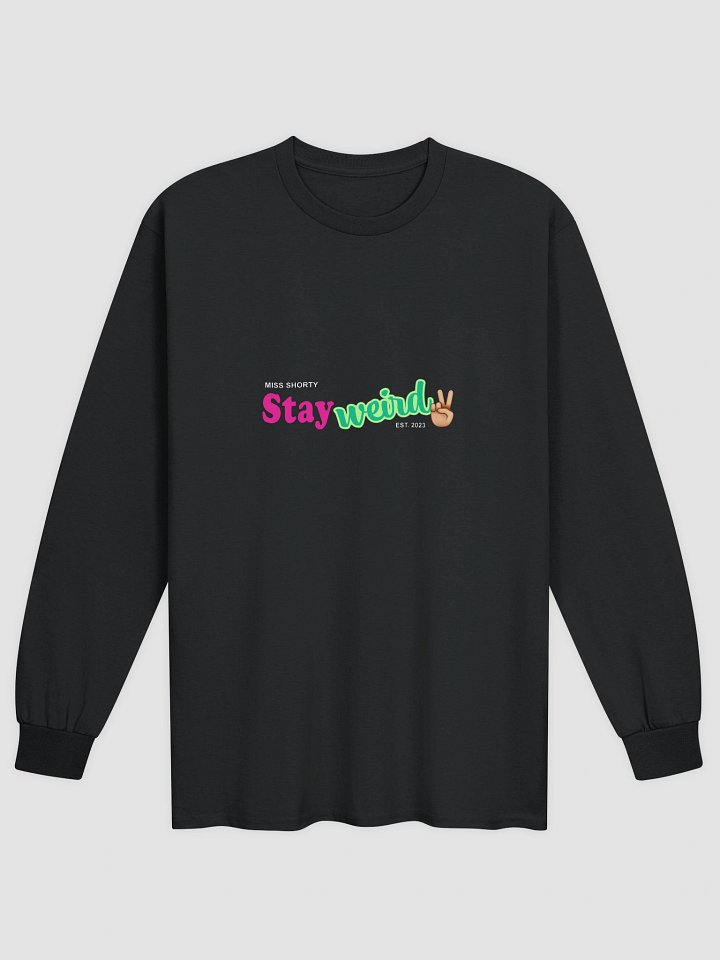 Stay Weird Long Sleeve Tee - Dark product image (2)