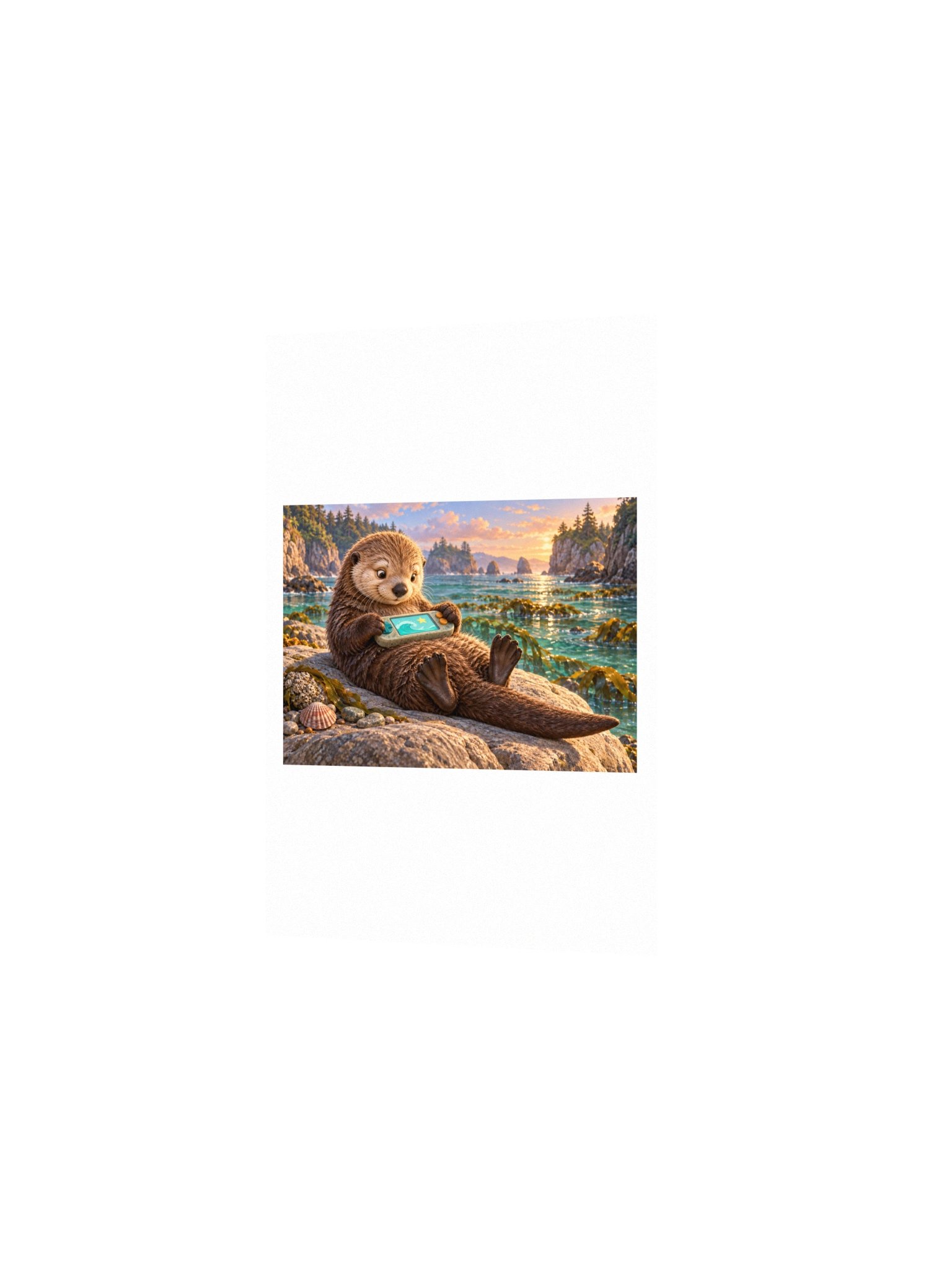 Pebble Player Small Art Print product image (2)
