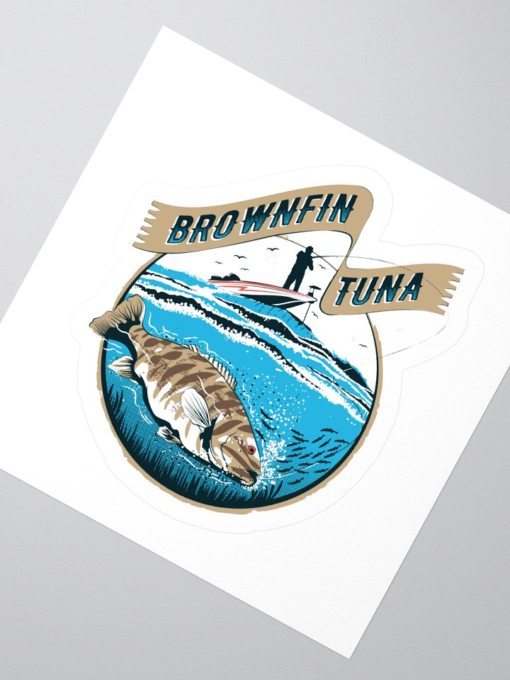 Brownfin Tuna Stickers product image (4)