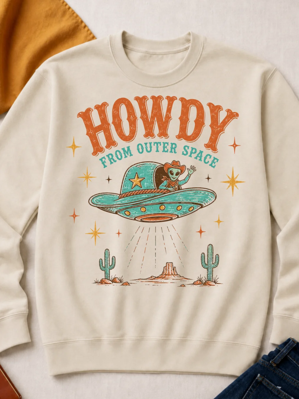 Howdy from Outer Space - Sweatshirt product image (1)