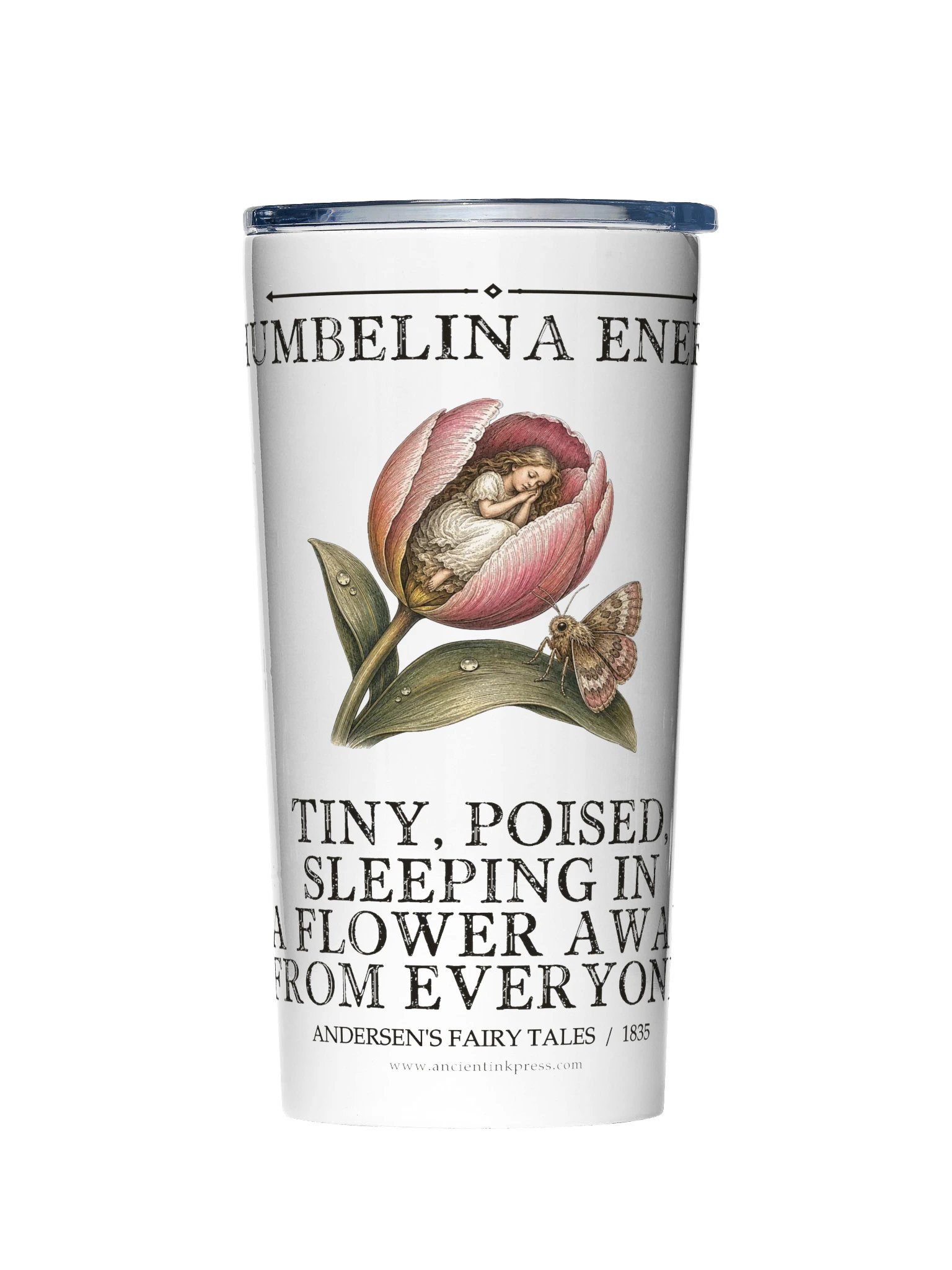 Thumbelina Energy Tiny Poised Sleeping Flower Away -- Andersens Fairy Tales 20oz Tumbler product image (1)