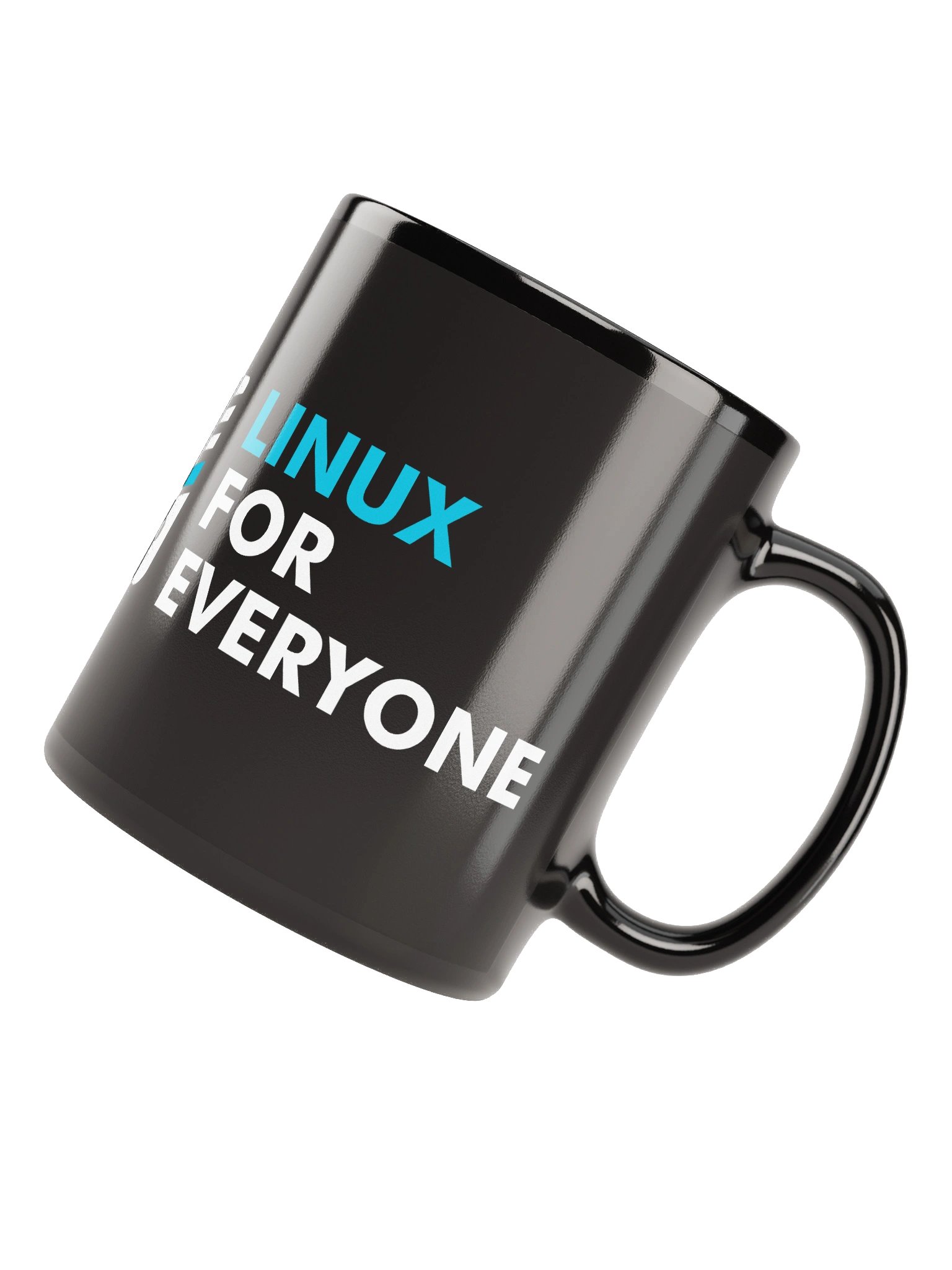 L4E Classic Mug: Aqua Dark Mode v1 product image (4)