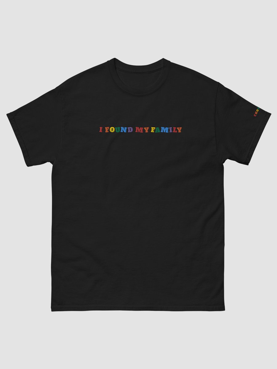 I Found My Family Embroidered T-Shirt product image (1)