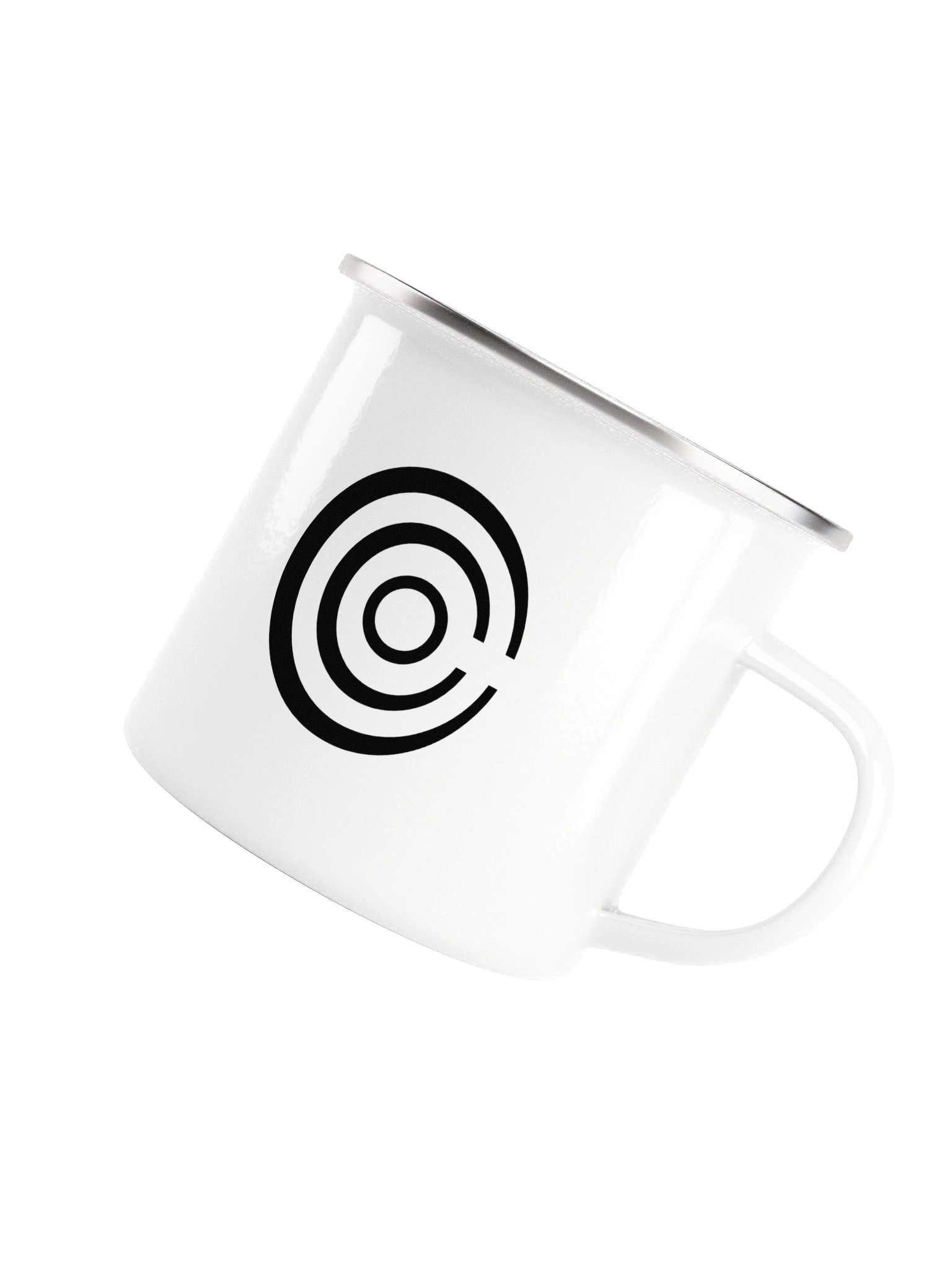 White Impact Mug Black Logo product image (5)