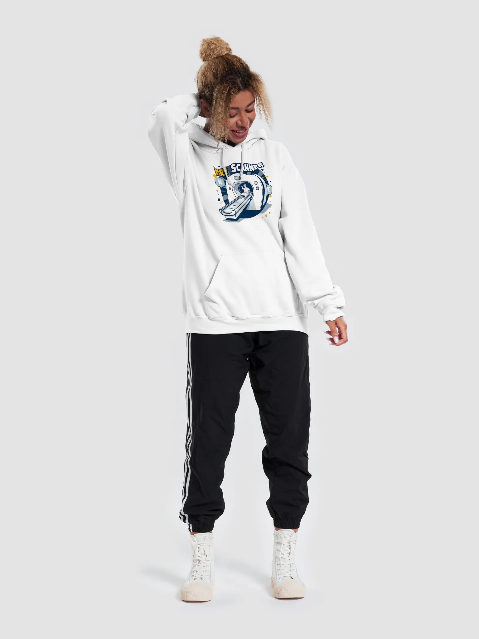 Energetic MRI Scanner Wave Hoodie product image (35)
