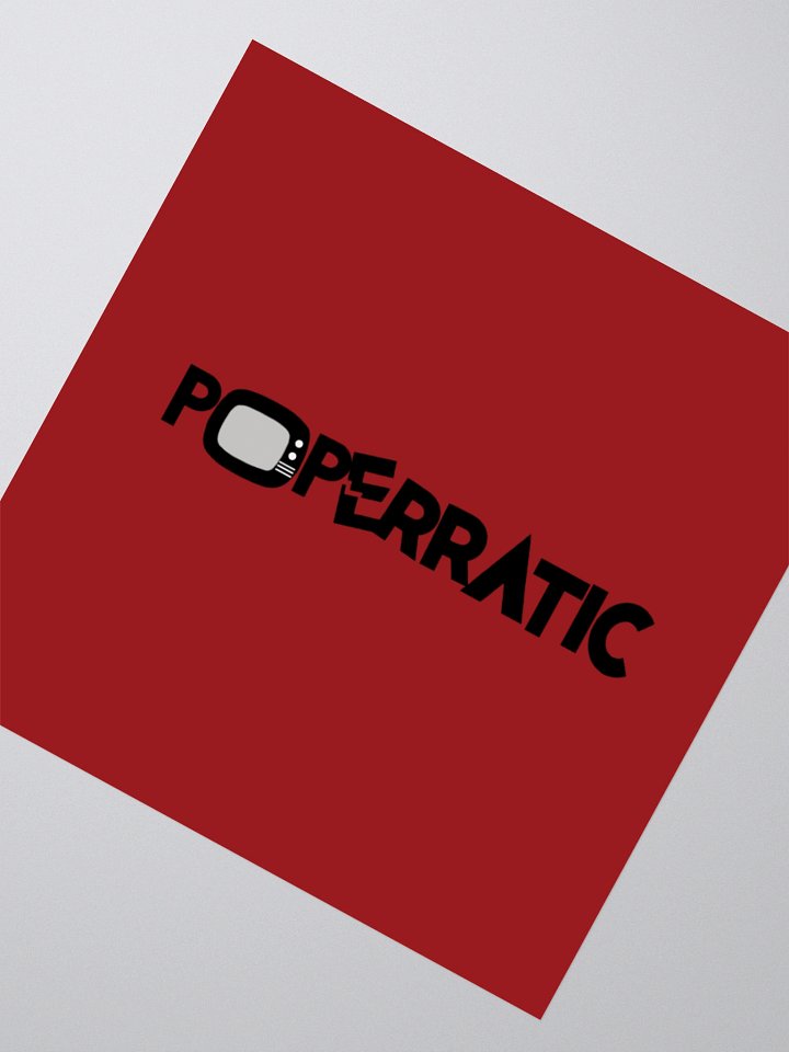 Poperratic - Logo Sticker product image (5)