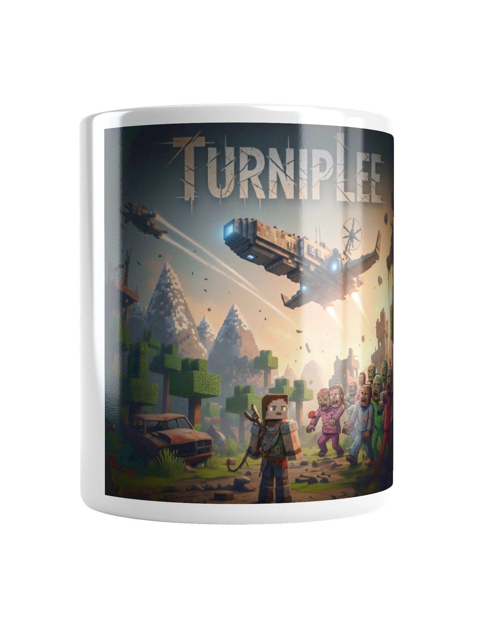 TurnipLee zombie killer white mug product image (1)