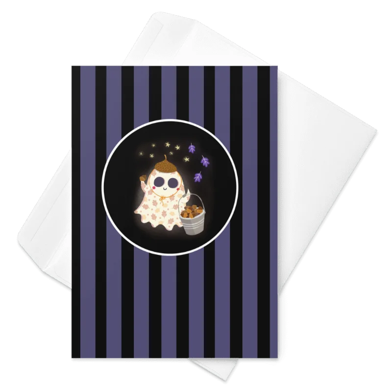 Little Ghost Fall Harvest Haunt - Greeting Card product image (7)