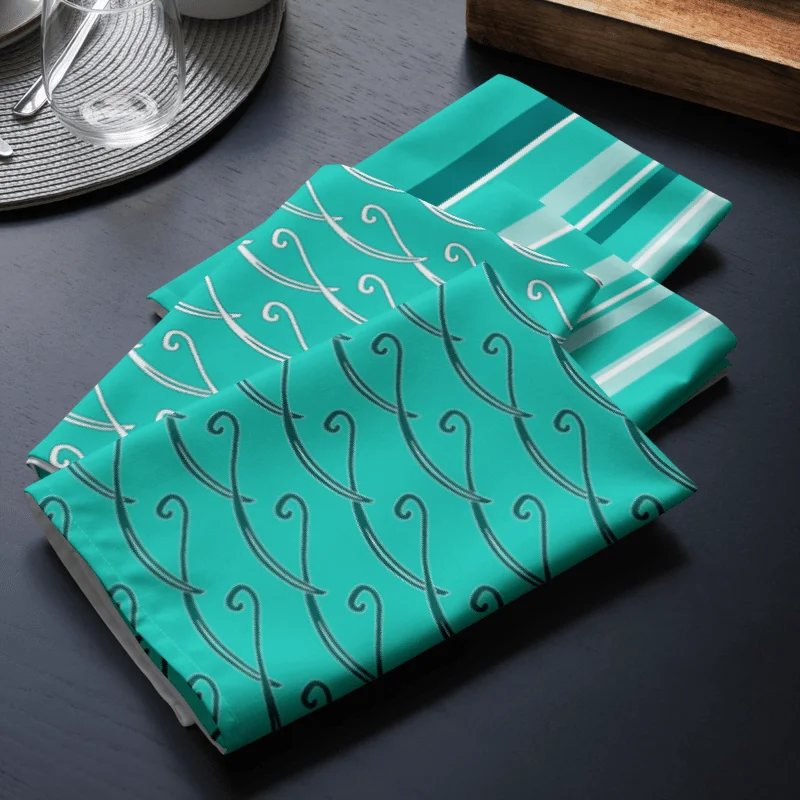 Set of Party Time! Stripes and Waves Cloth Napkins product image (2)
