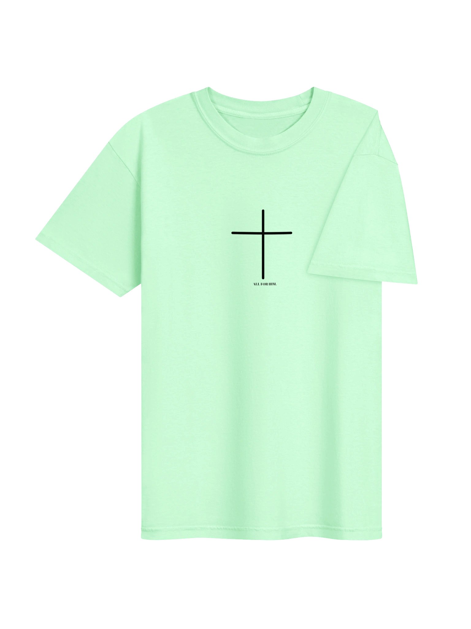All for Him Basic Teal Tee product image (4)