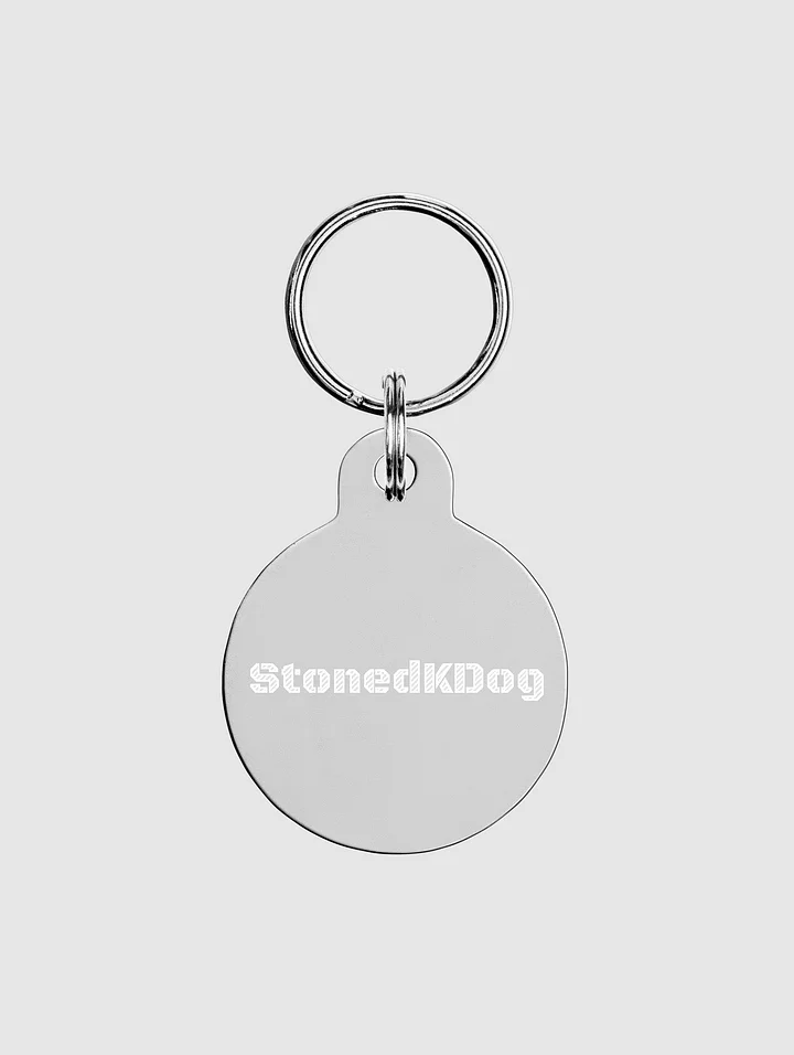 Stonedkdog Engraved pet ID tag product image (1)