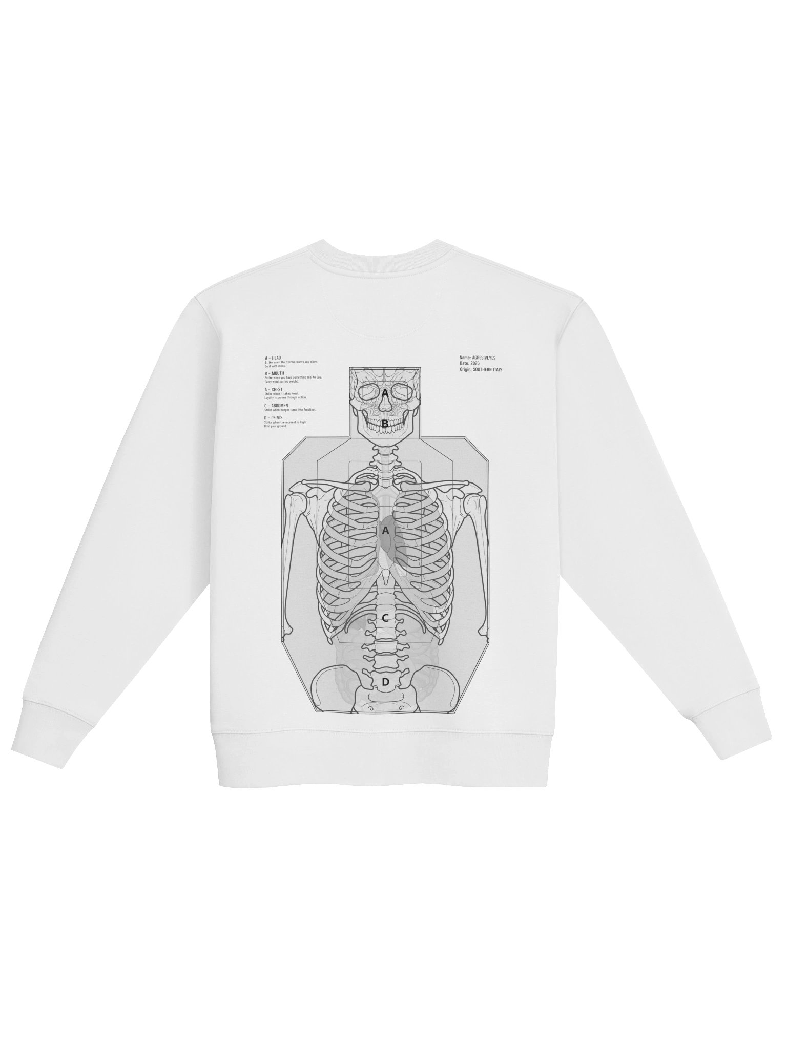 POLYGON Sweatshirt - White product image (1)