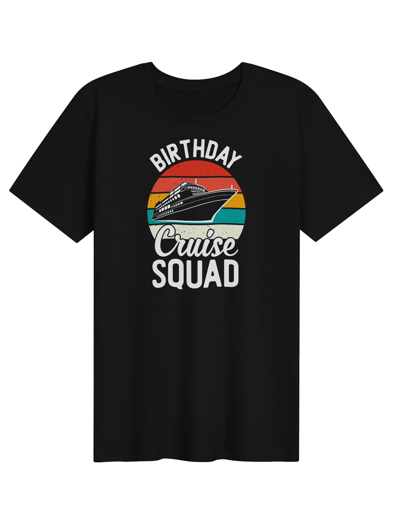 Birthday Cruise Squad T-Shirt | Birthday Cruise Vacation Tee product image (1)