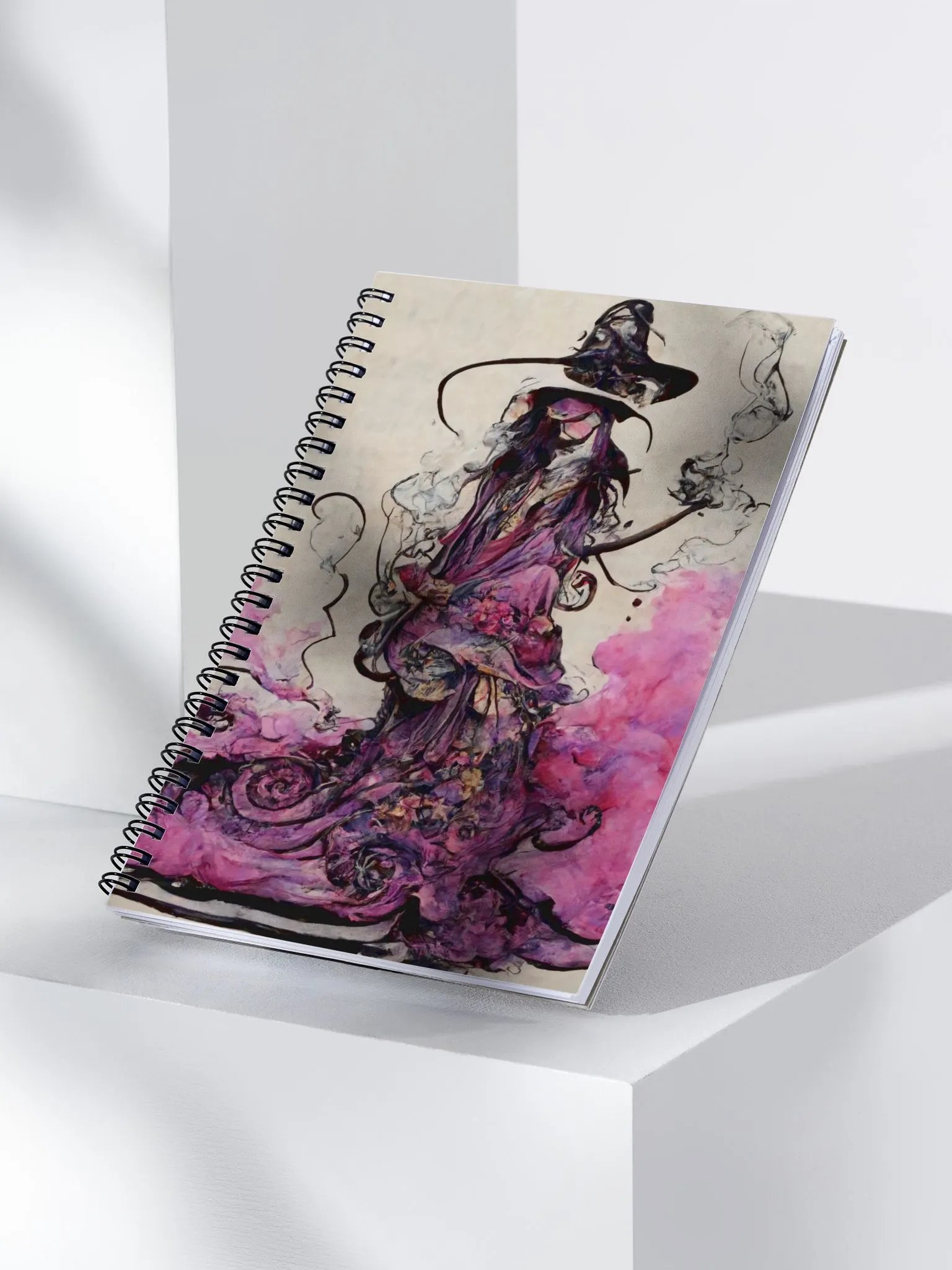 Mystical Robed Figure Spiral Notebook product image (3)
