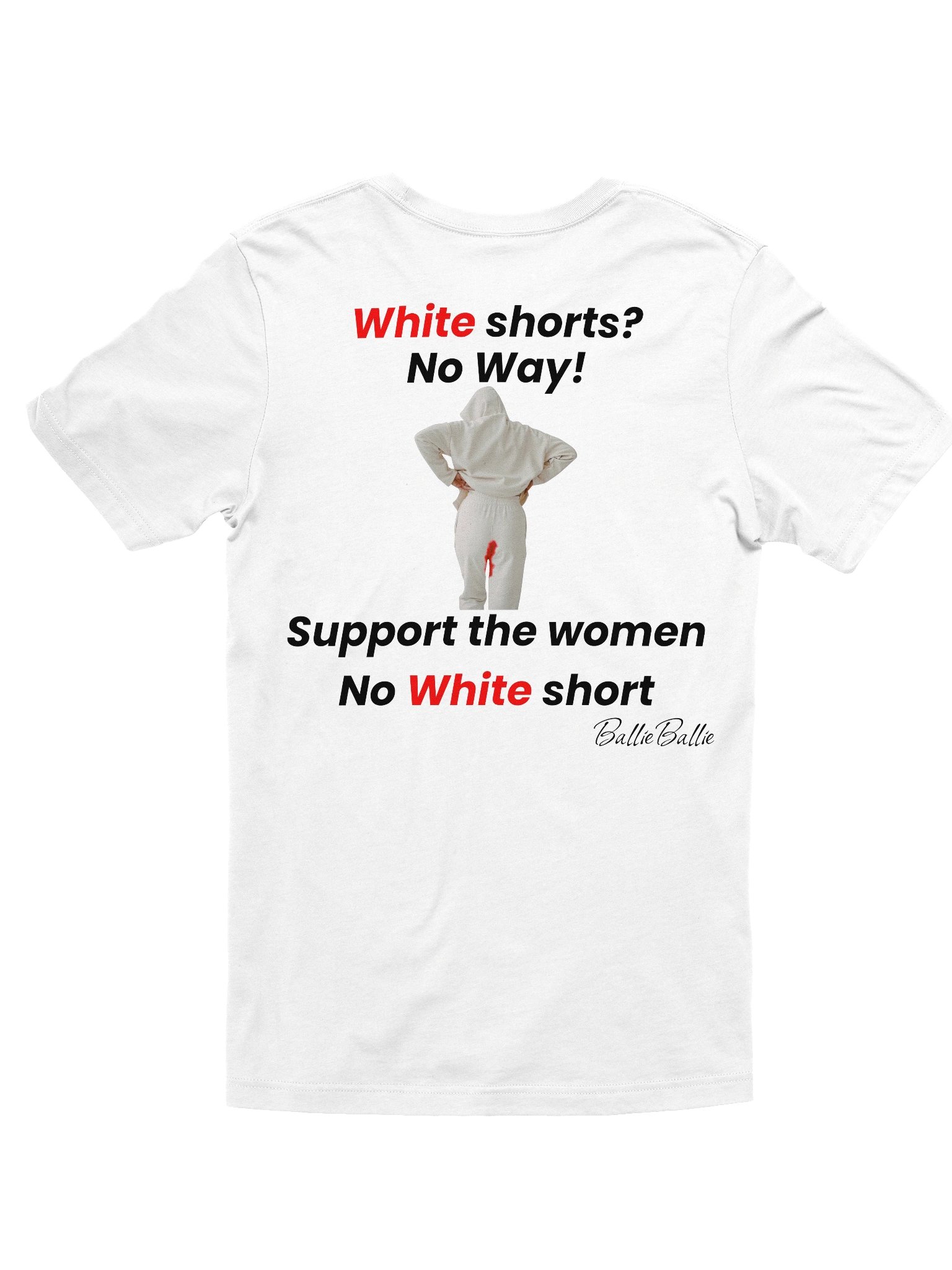 White short? No Way! Support the women No white short product image (2)