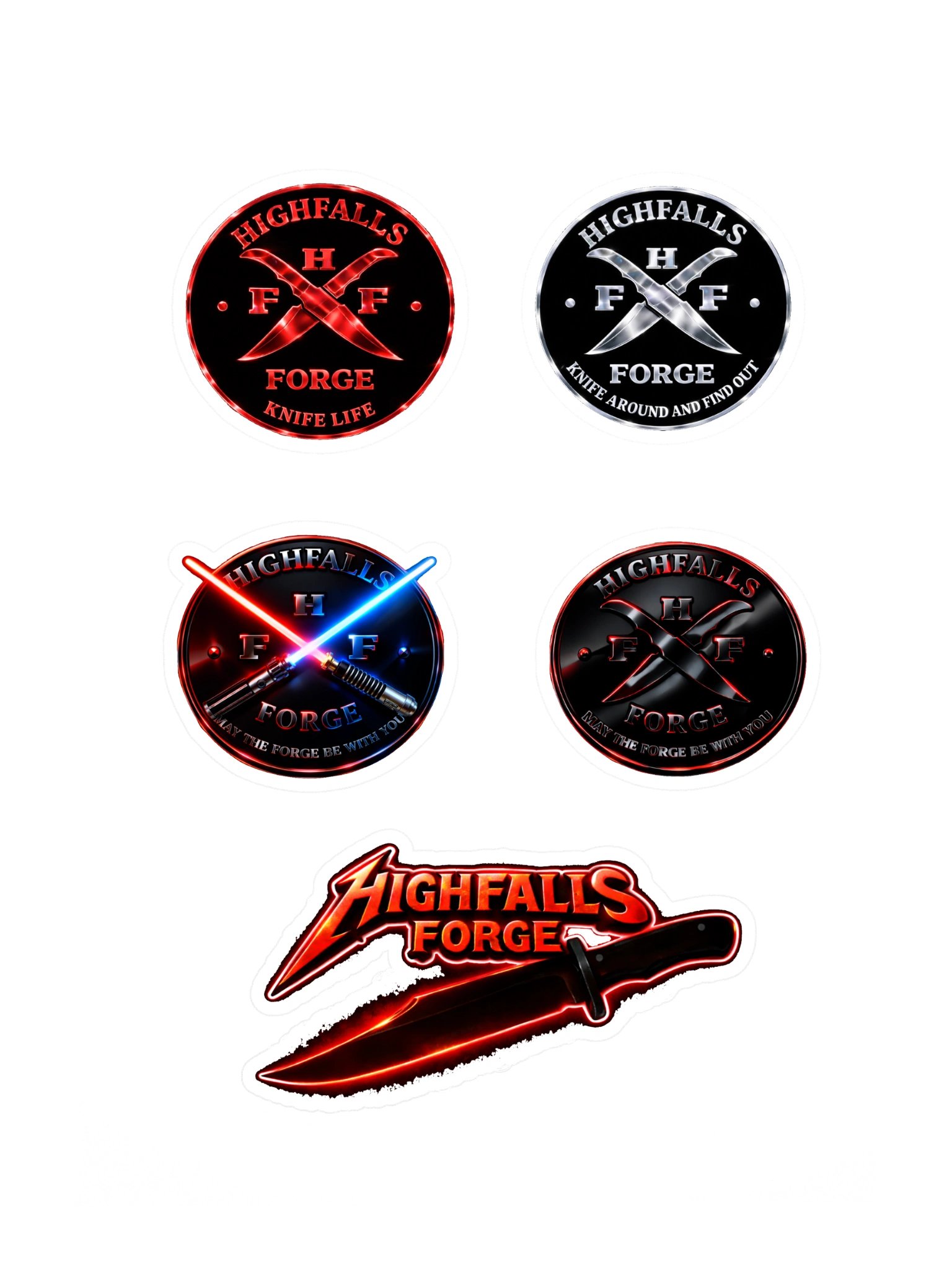Some sweet HighFalls Forge stickers product image (3)