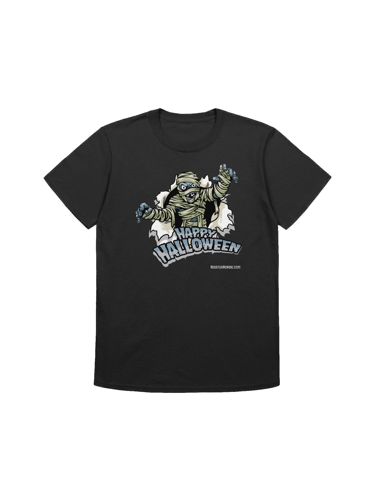 Happy Halloween Mummy T-Shirt – Scary Undead Monster Tee, Spooky Halloween Graphic Shirt product image (6)