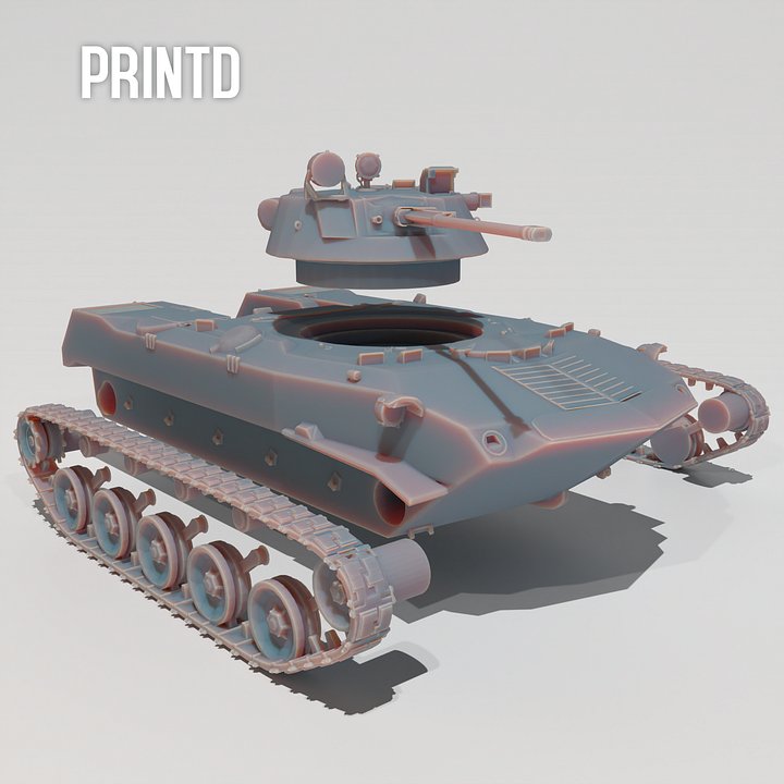 BMD-2 Light Infantry Vehicle - Modern Warfare Wargame Hobby Resin Scale Models product image (2)