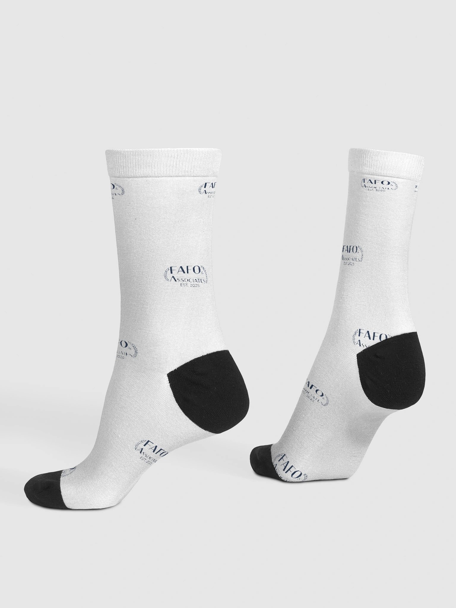 FAFO Grid Pattern Crew Socks product image (4)