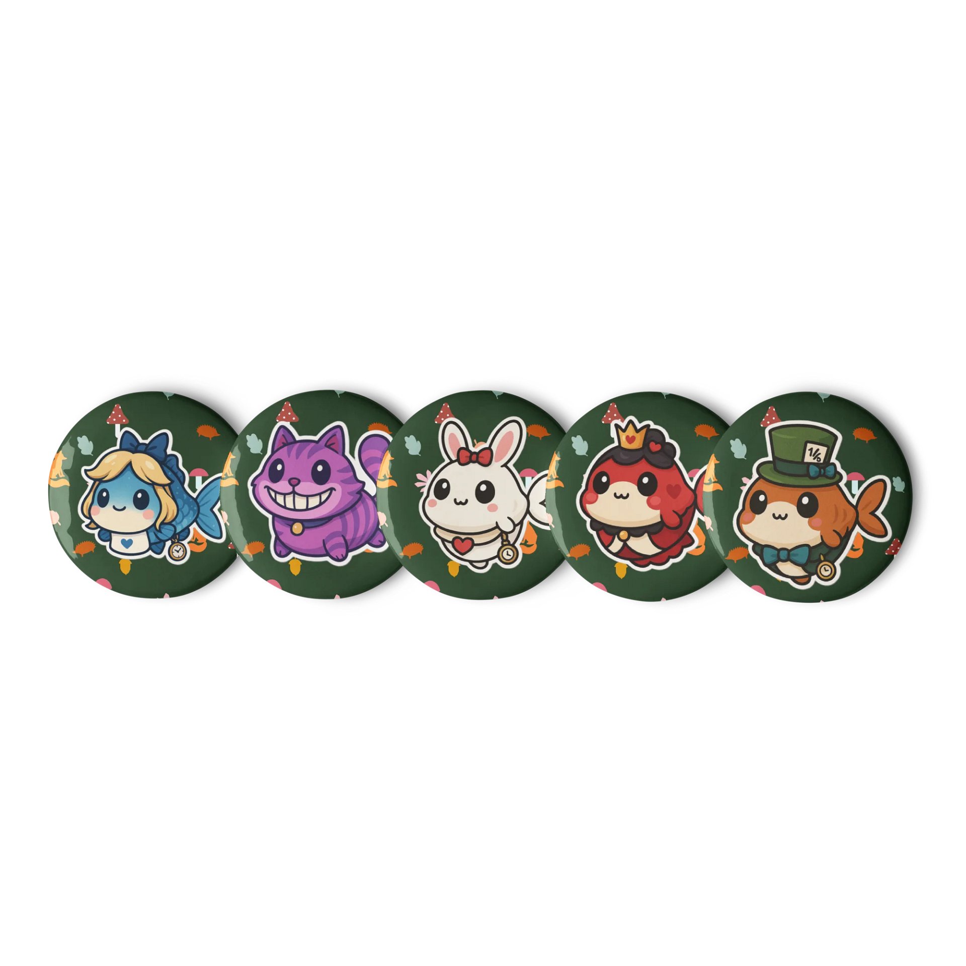 Wonderland Whimsy Pin Set product image (1)