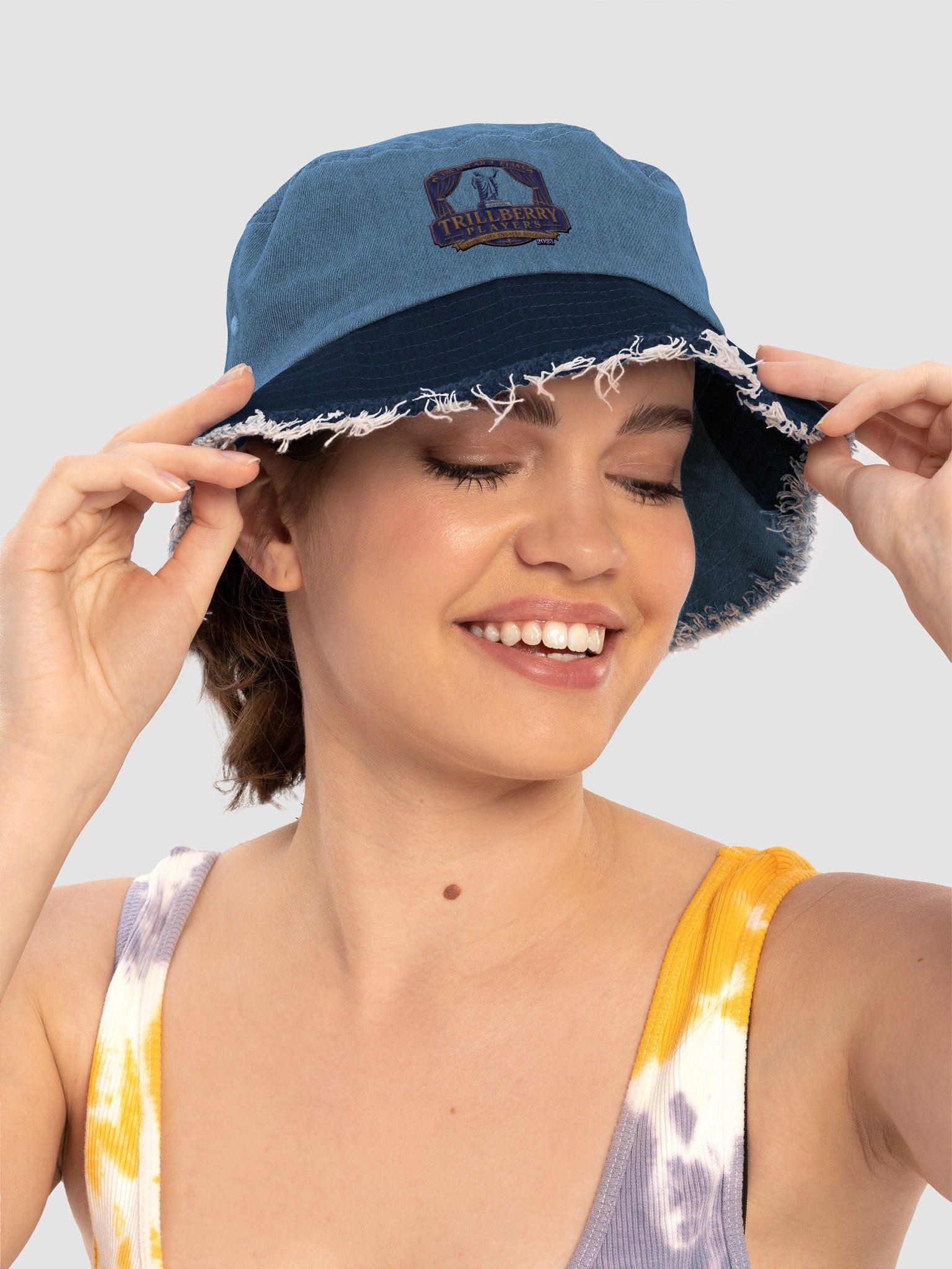 Commedia Inspired Trillberry Player Patchwork Bucket Hat product image (5)
