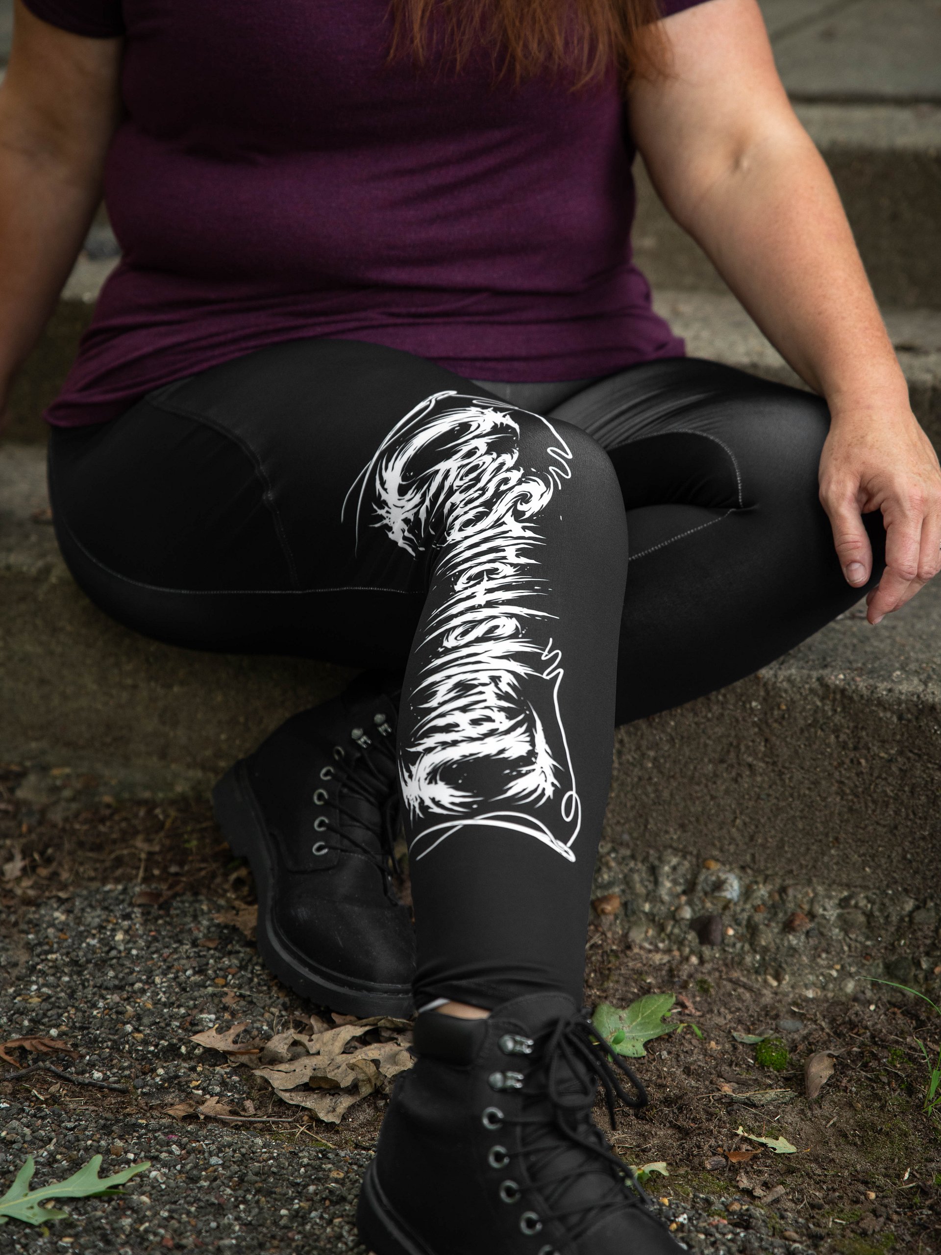Cross Stitch Is Metal Yoga Pants(With Pockets) product image (2)