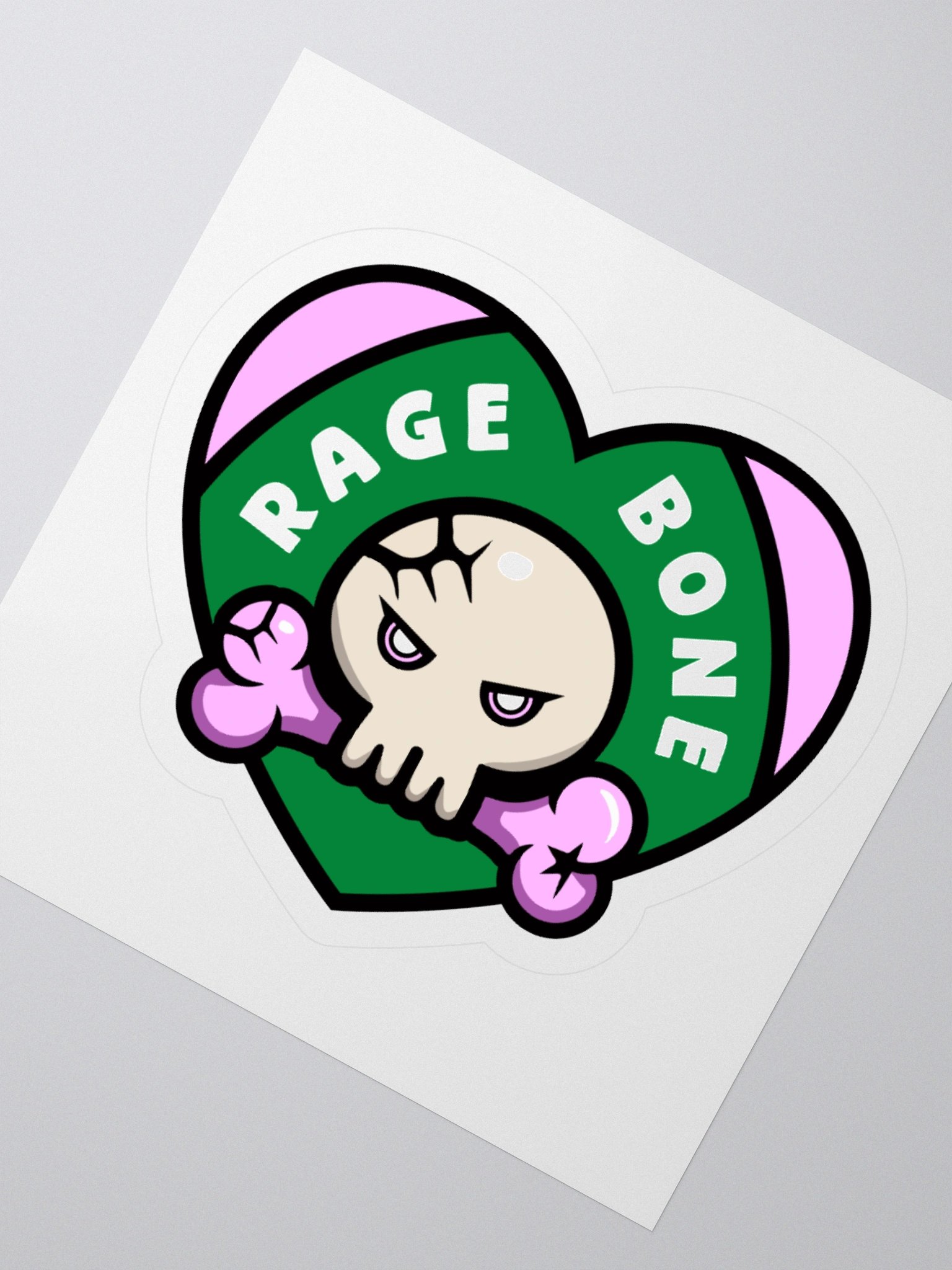 Rage Bone Heart Stickers product image (7)