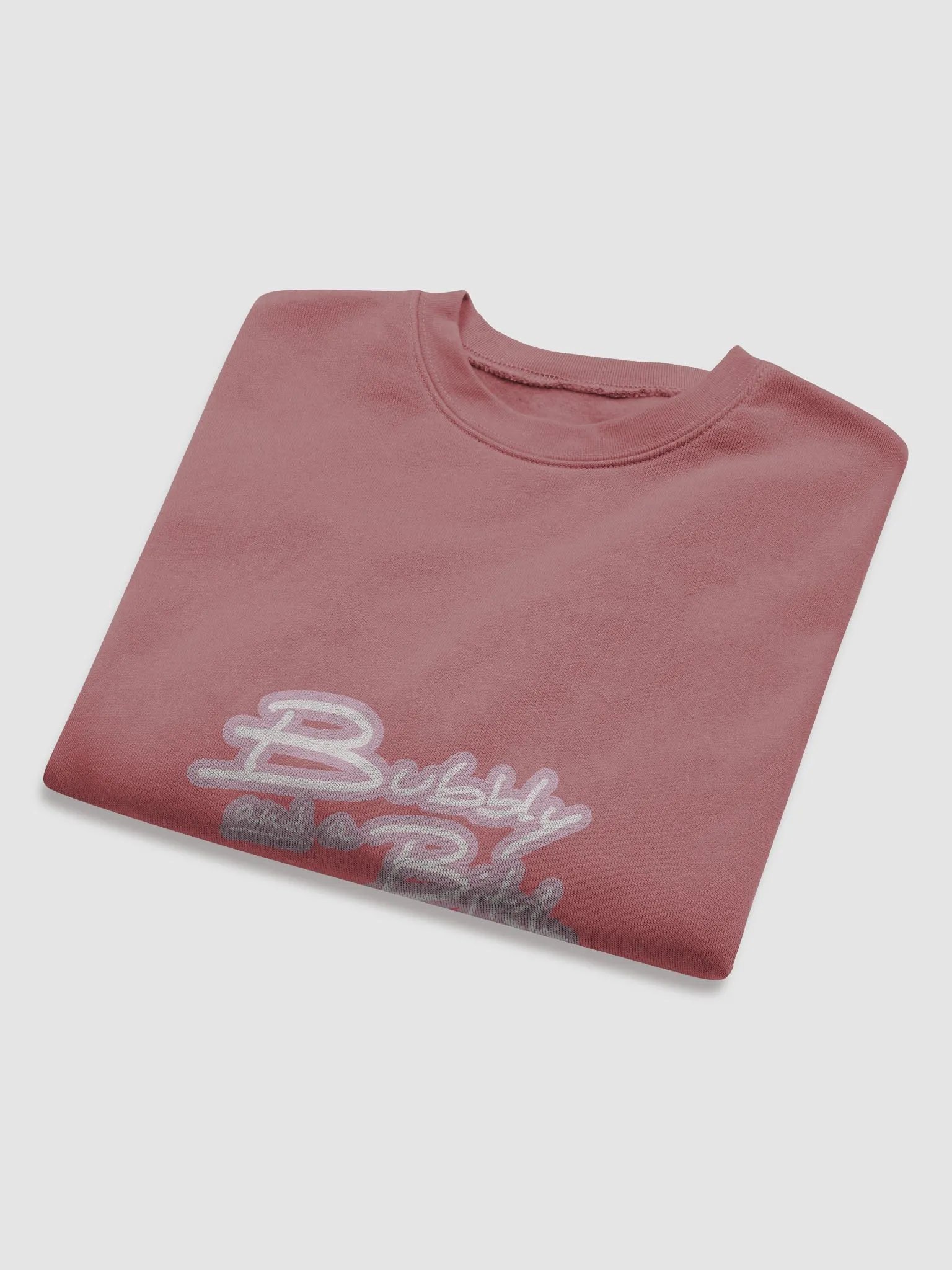 Bubbly and a B*tch (lined design, #E1B9CE) Women's Fleece Crop Sweatshirt product image (32)