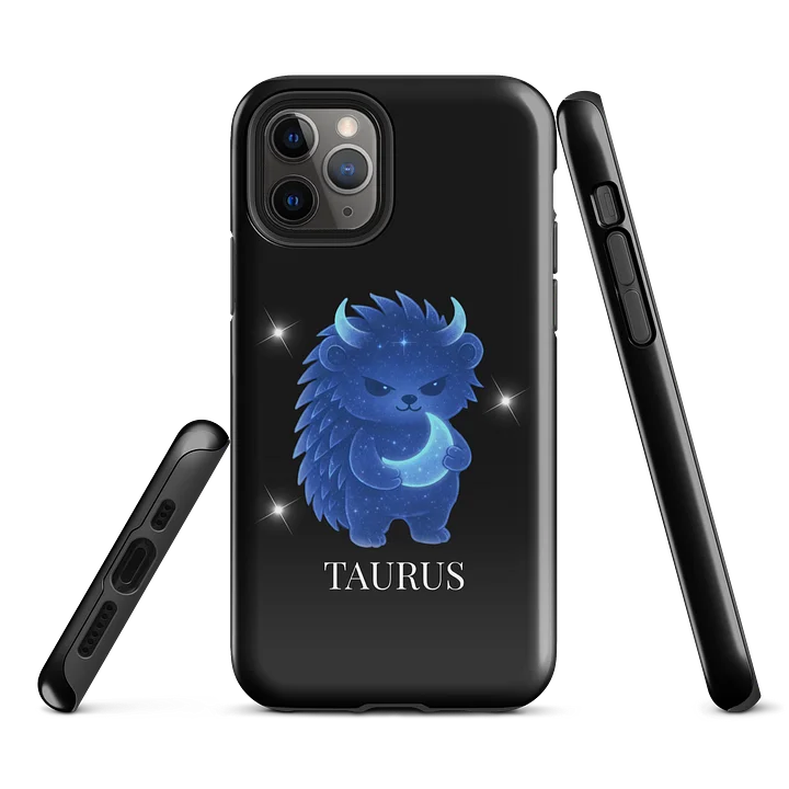 Zodiac hedgie Taurus iPhone phone case product image (1)
