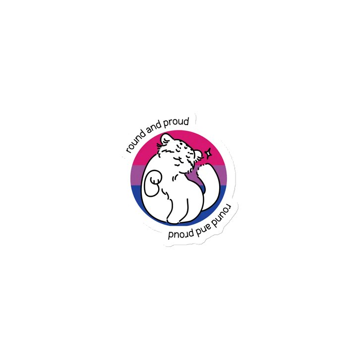 Round and Proud Manul Bisexual Version - Magnet product image (1)