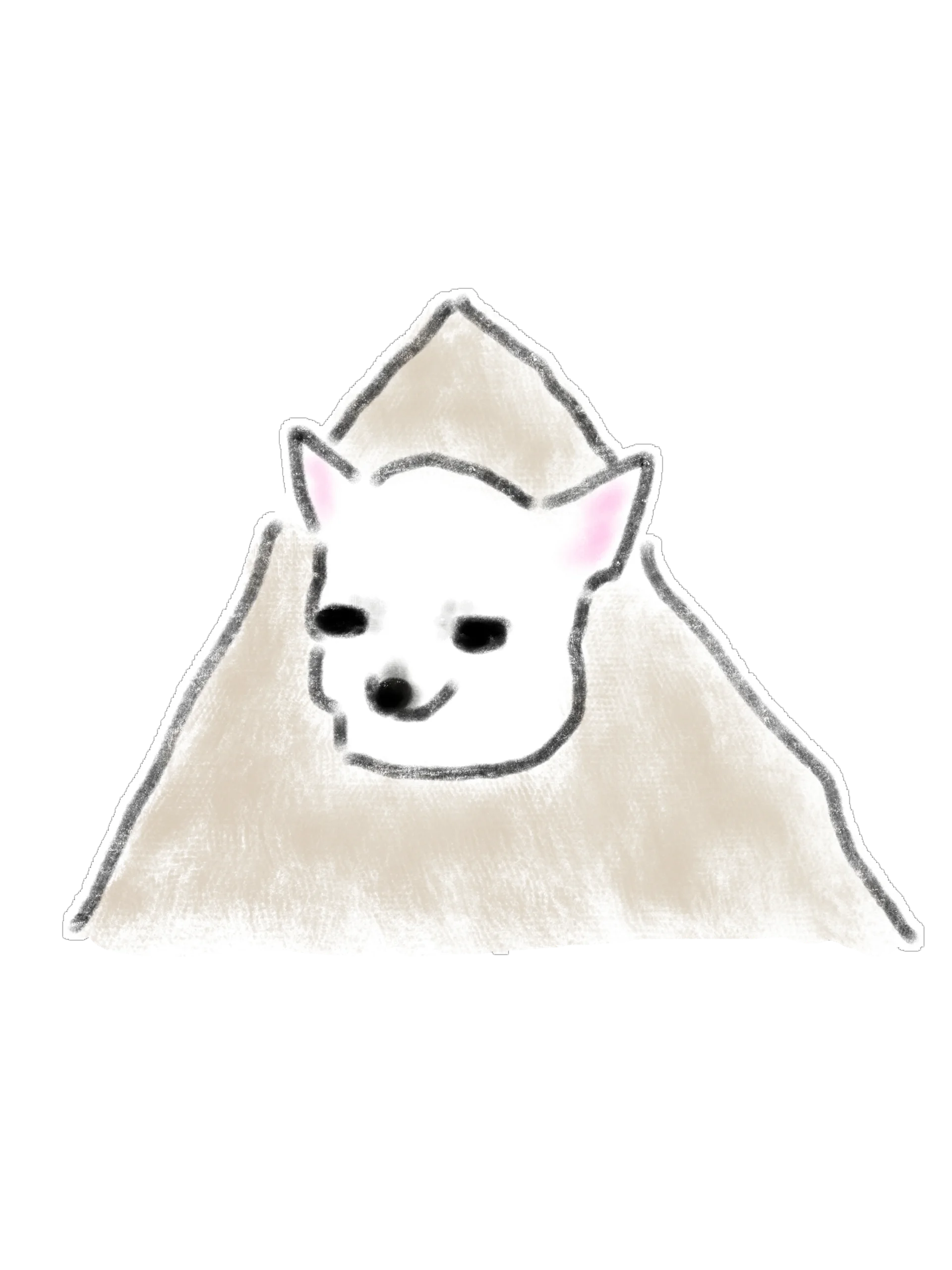 Fluffy White Puppy Digital PNG Graphics Pack (15 Designs) product image (9)