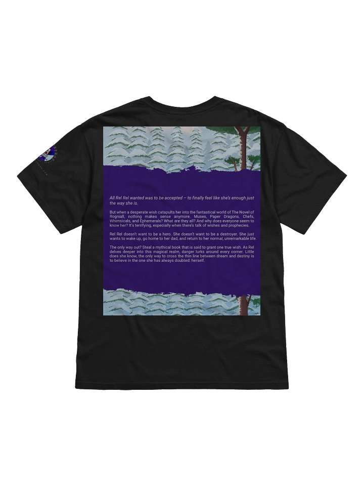 T-shirt "Adventures of Rel Rel Malidimus Mages [BOOK COVER]" product image (2)