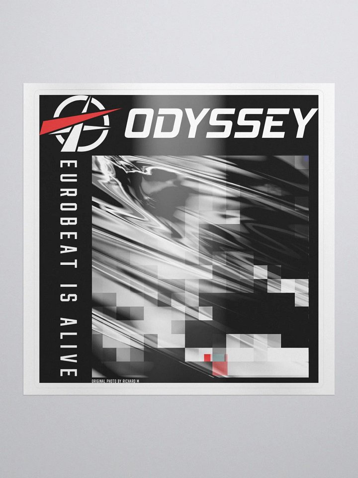 Eurobeat Is Alive (White Text) - Sticker product image (1)