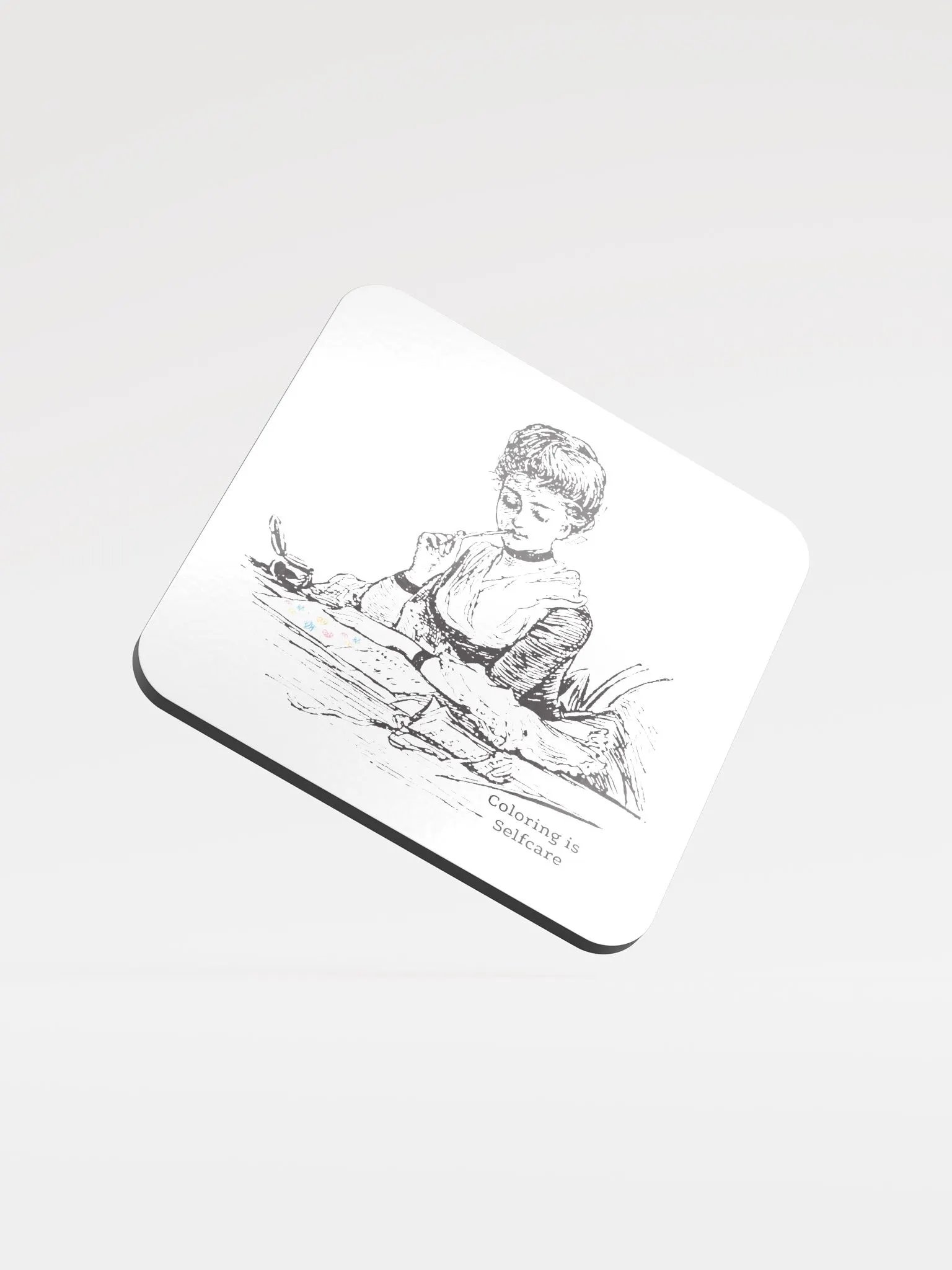 Coloring Selfcare Coaster product image (1)