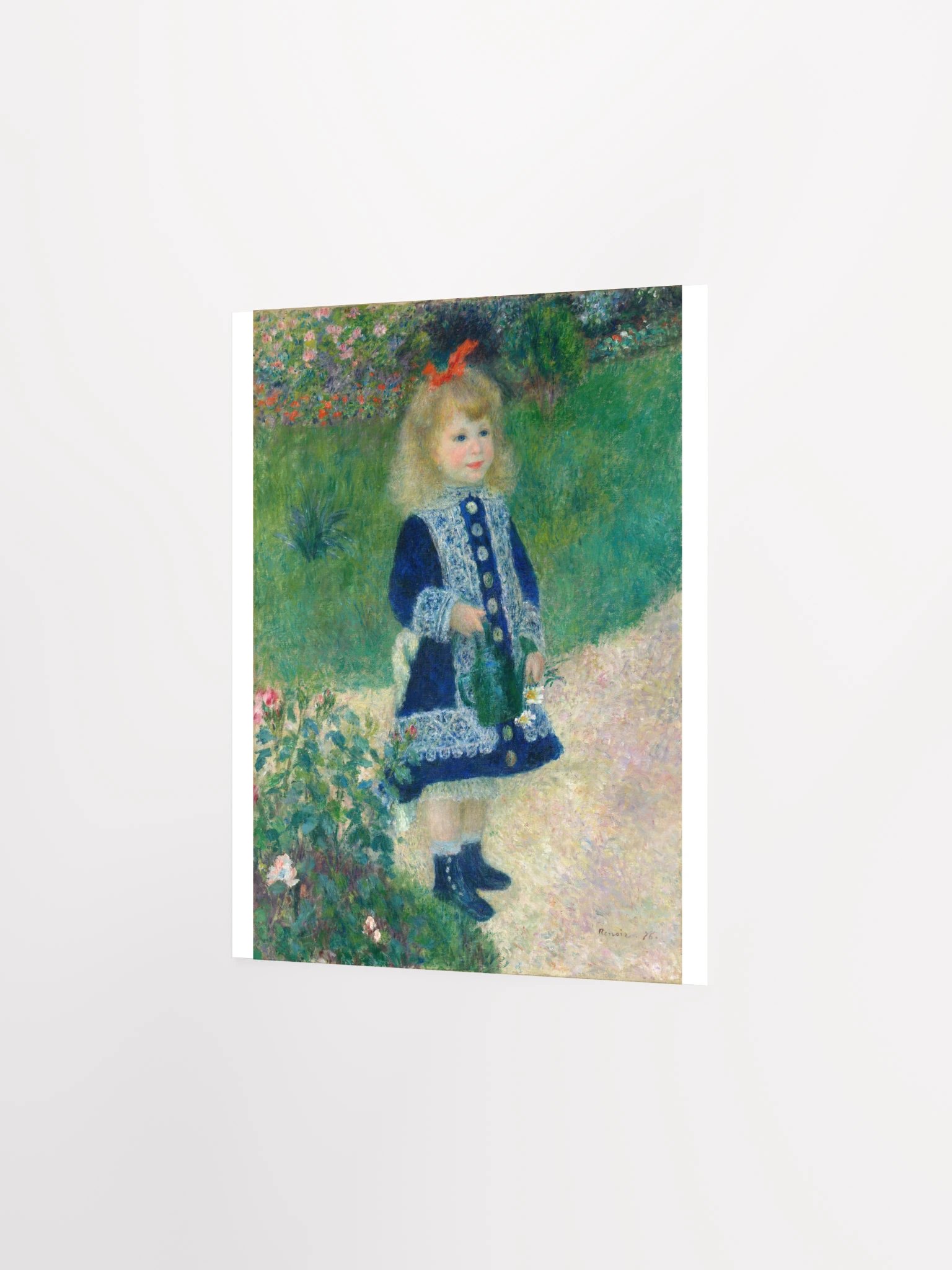 Renoir, A Girl with a Watering Can (1876) Fine Art Print product image (40)