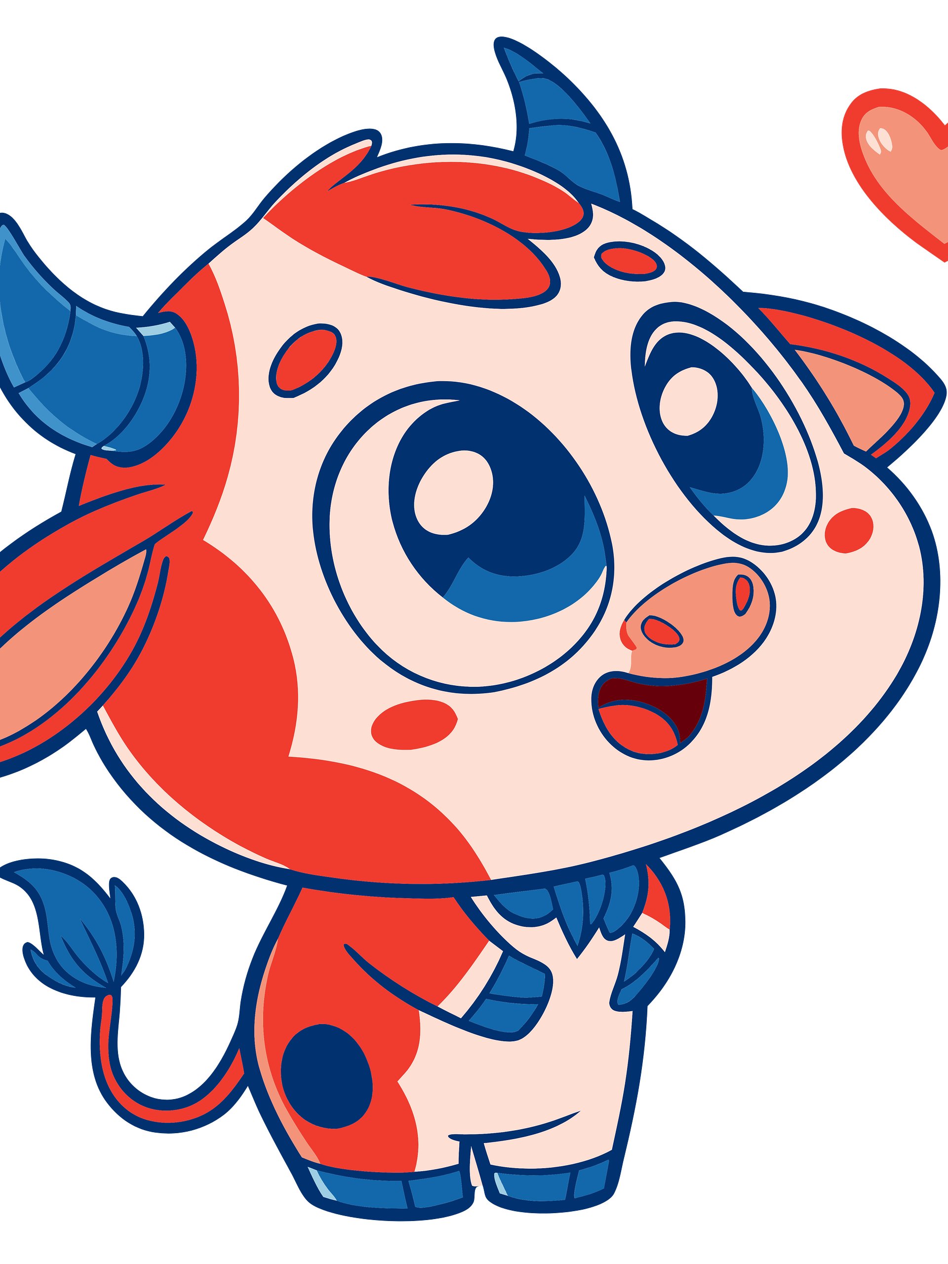 Clipart - Cute Baby Cows product image (5)