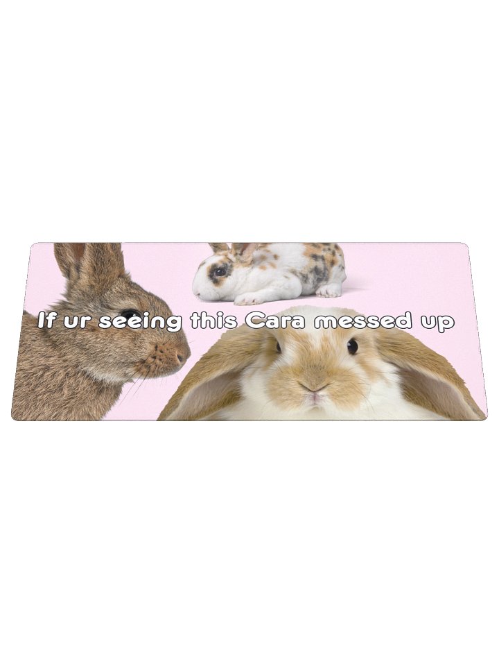 Cara Messed Up Mousepad product image (1)