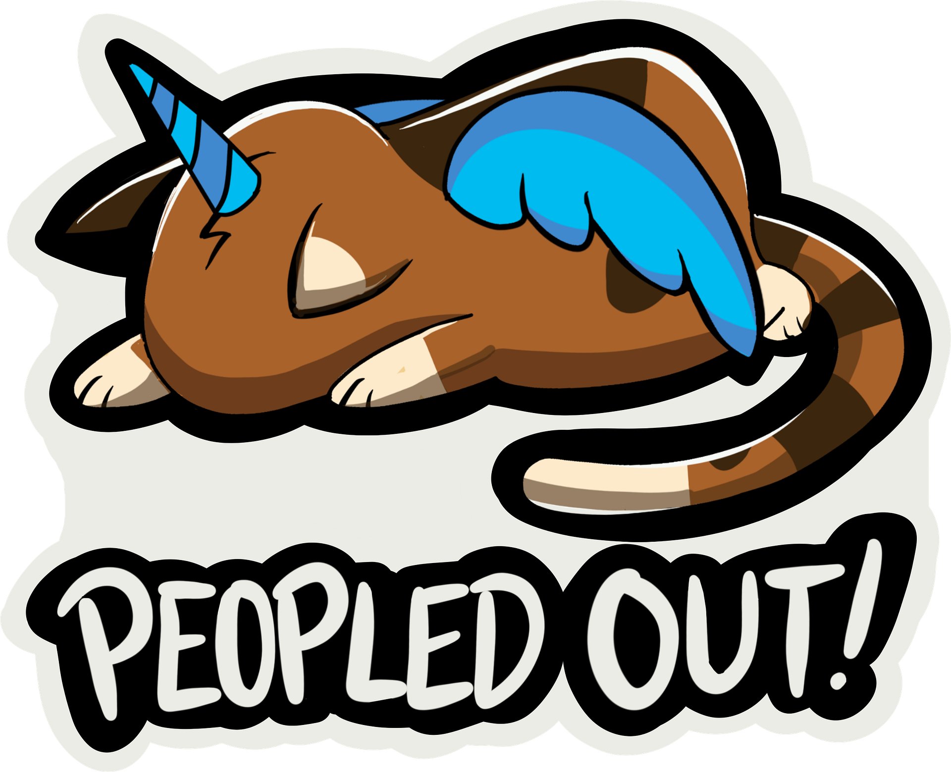 Peopled Out Magnet product image (1)