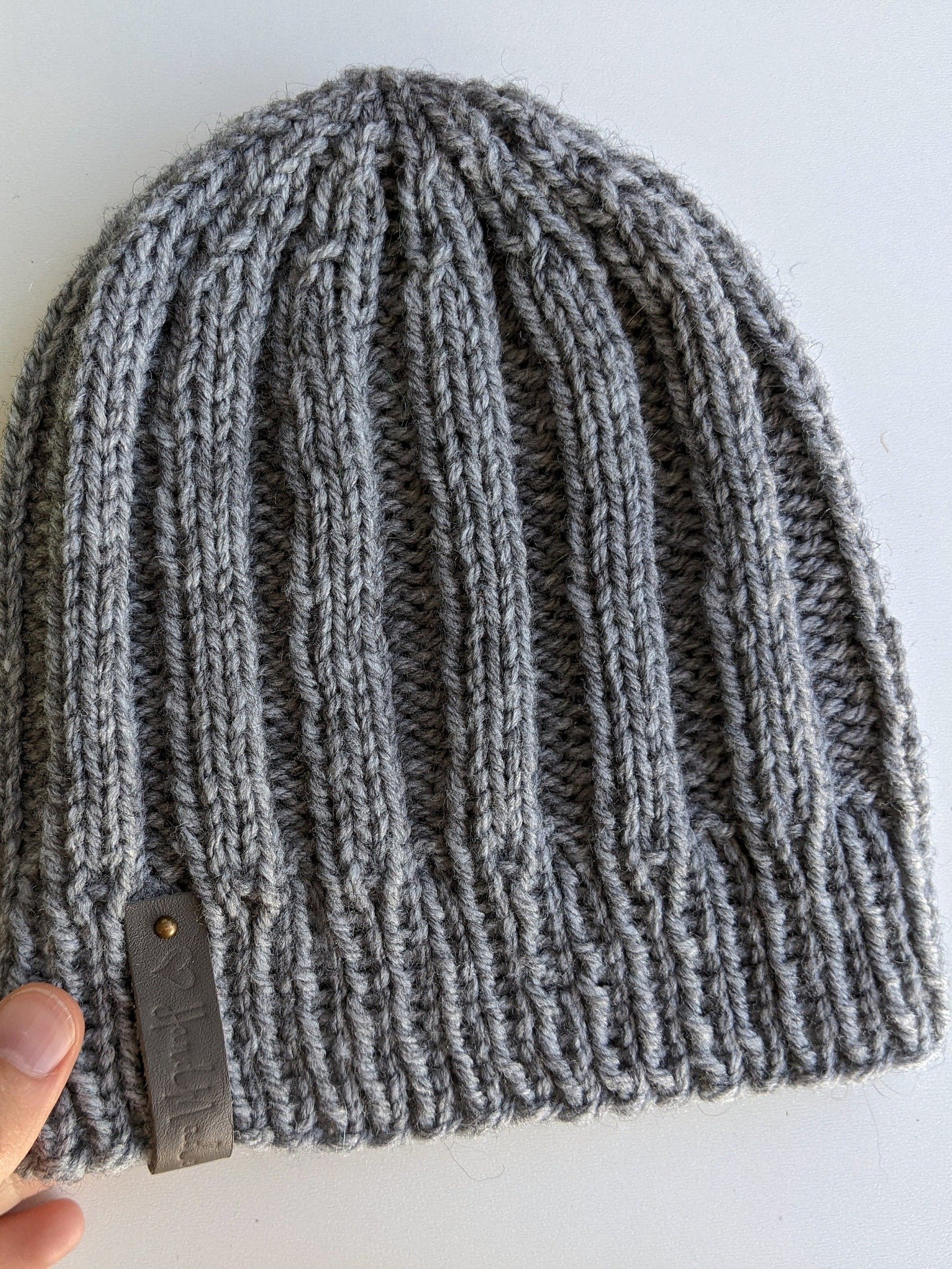 Classic Winter Knit Hat Pattern for Men product image (4)