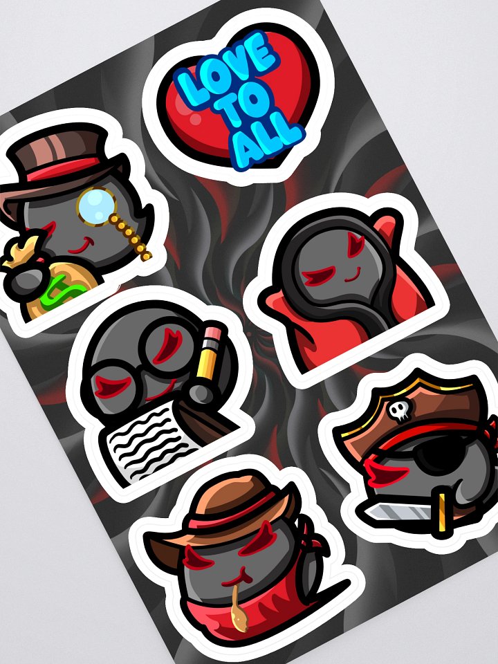 Emote Sticker Sheet 4 product image (1)